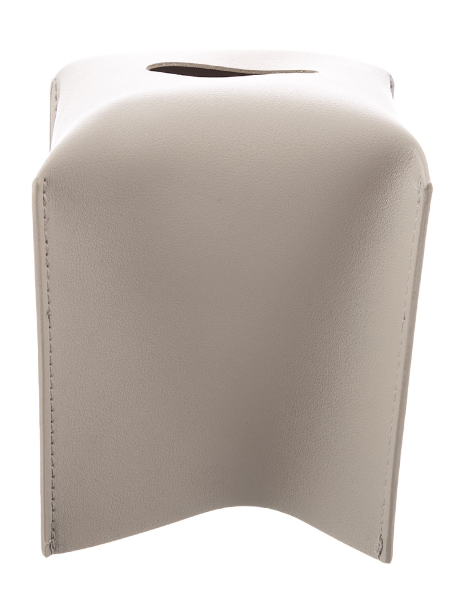 Nicole Sassaman Leather Tissue Box Cover