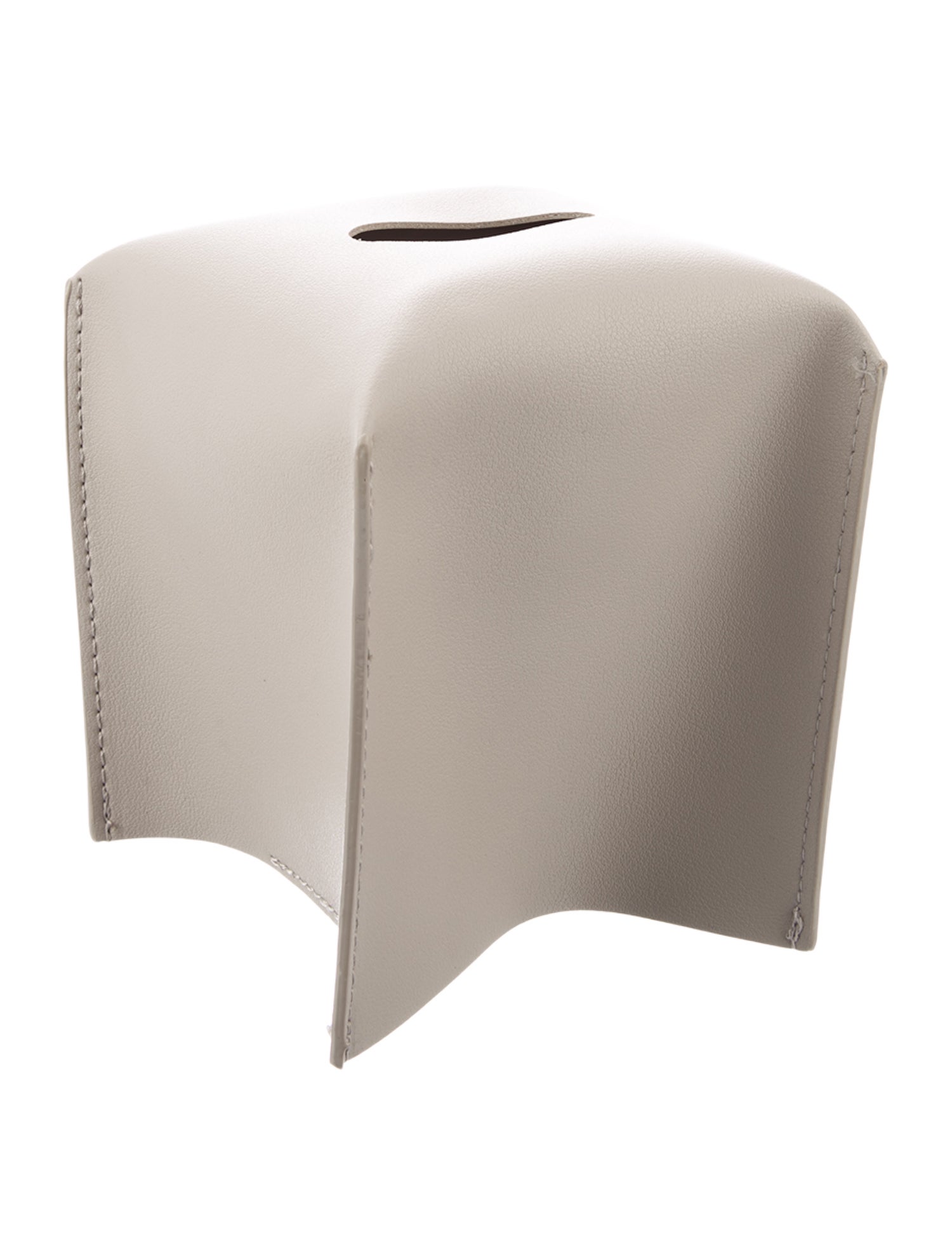 Nicole Sassaman Leather Tissue Box Cover