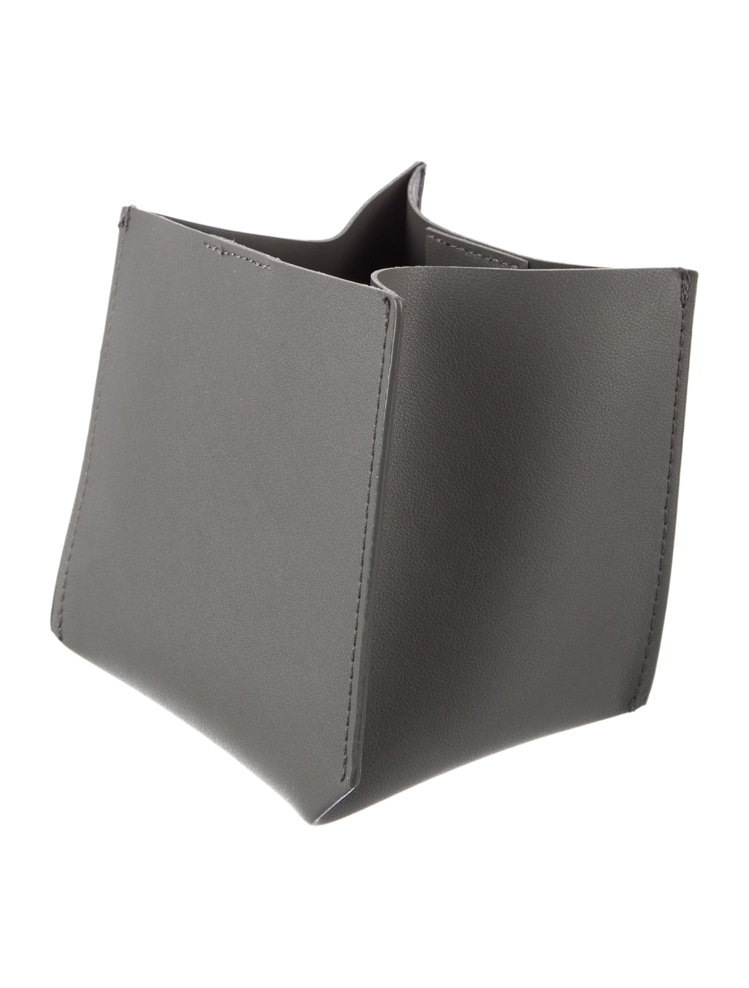 Nicole Sassaman Leather Tissue Box Cover