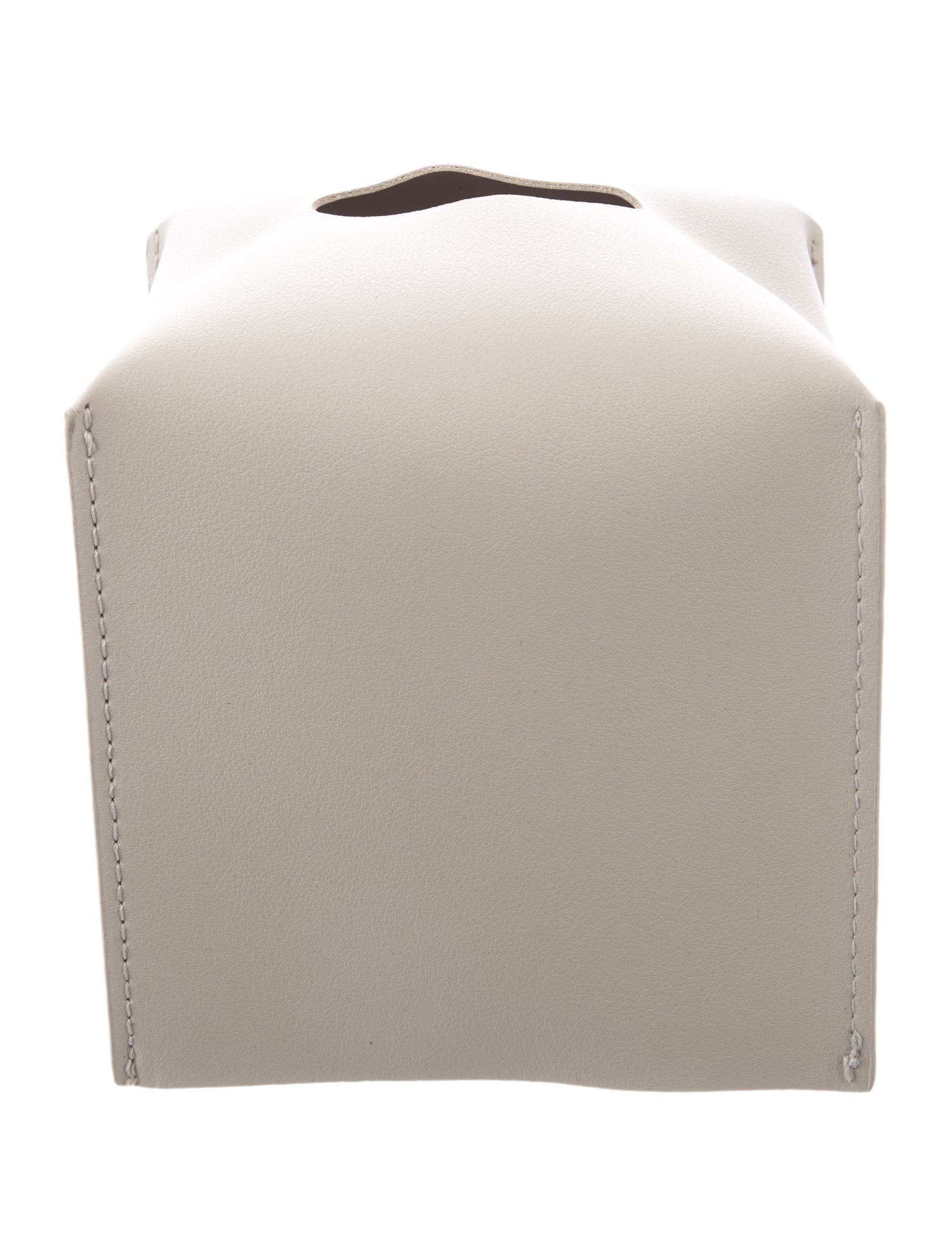 Nicole Sassaman Leather Tissue Box Cover