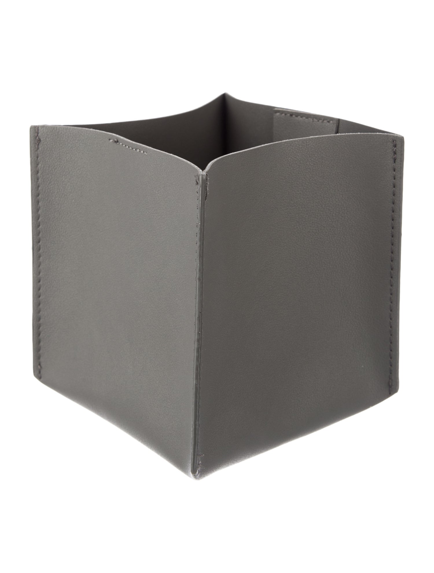 Nicole Sassaman Leather Tissue Box Cover
