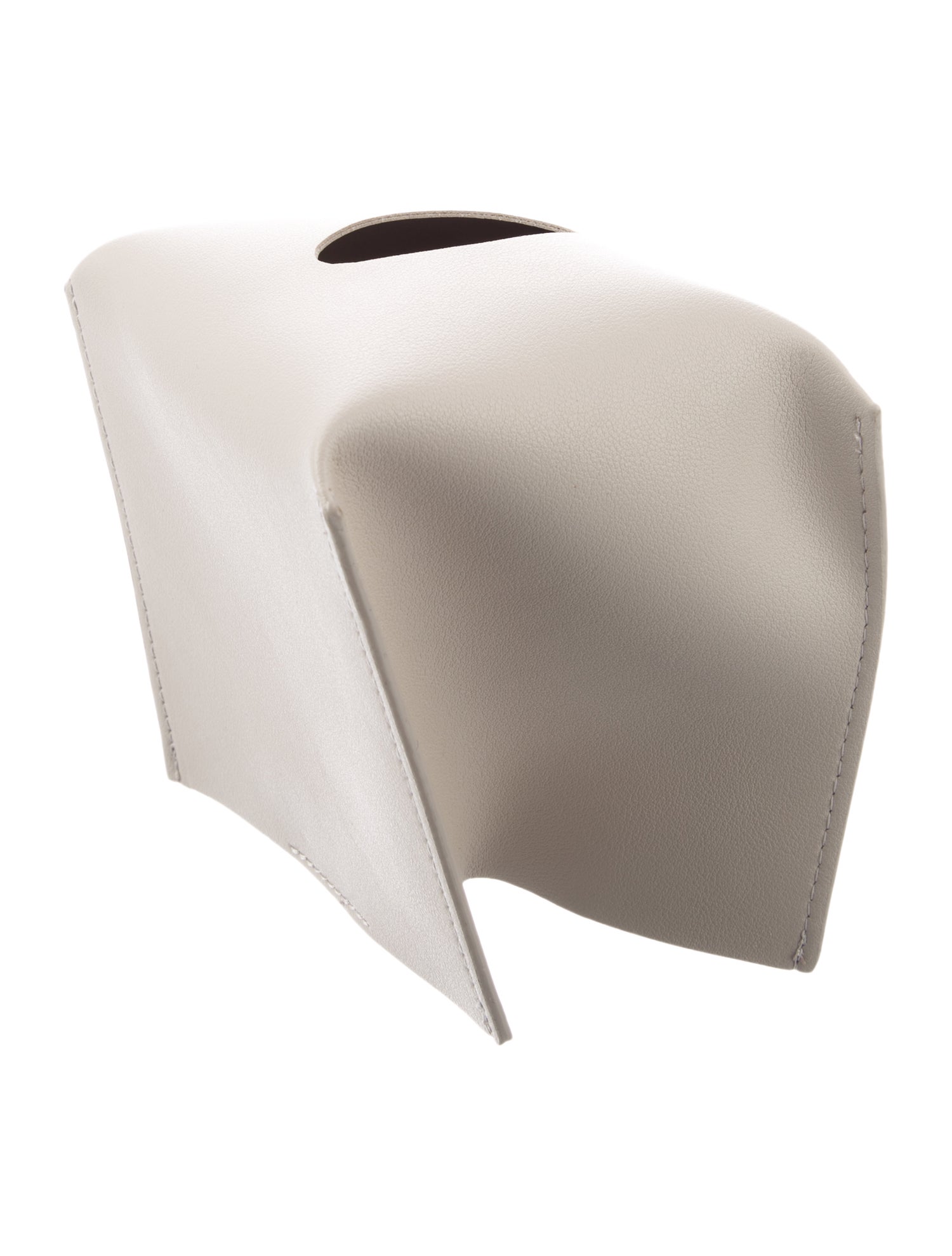 Nicole Sassaman Leather Tissue Box Cover