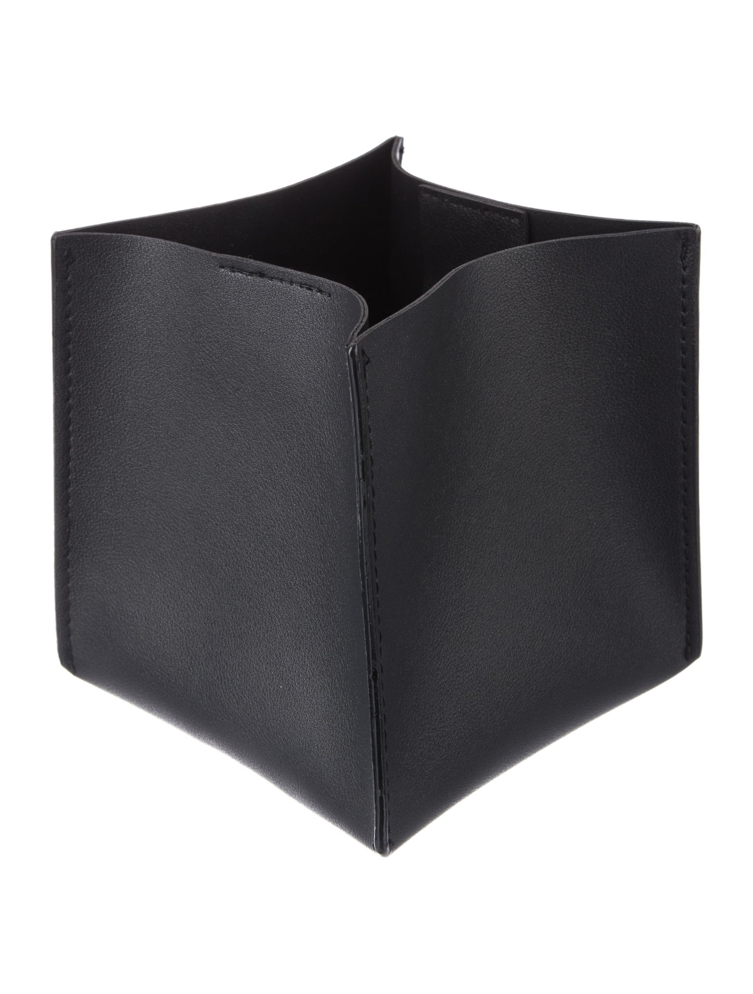 Nicole Sassaman Leather Tissue Box Cover