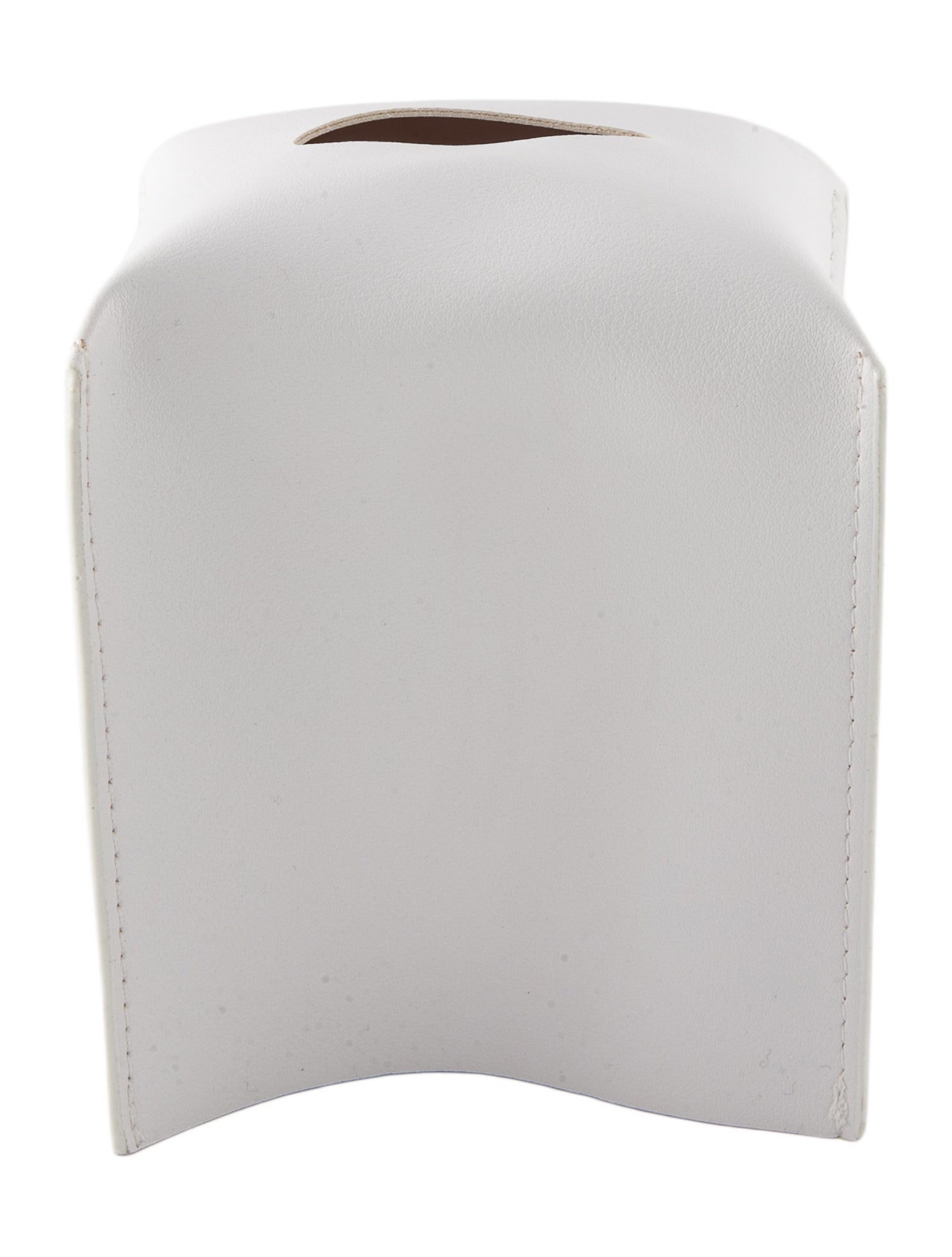 Nicole Sassaman Leather Tissue Box Cover