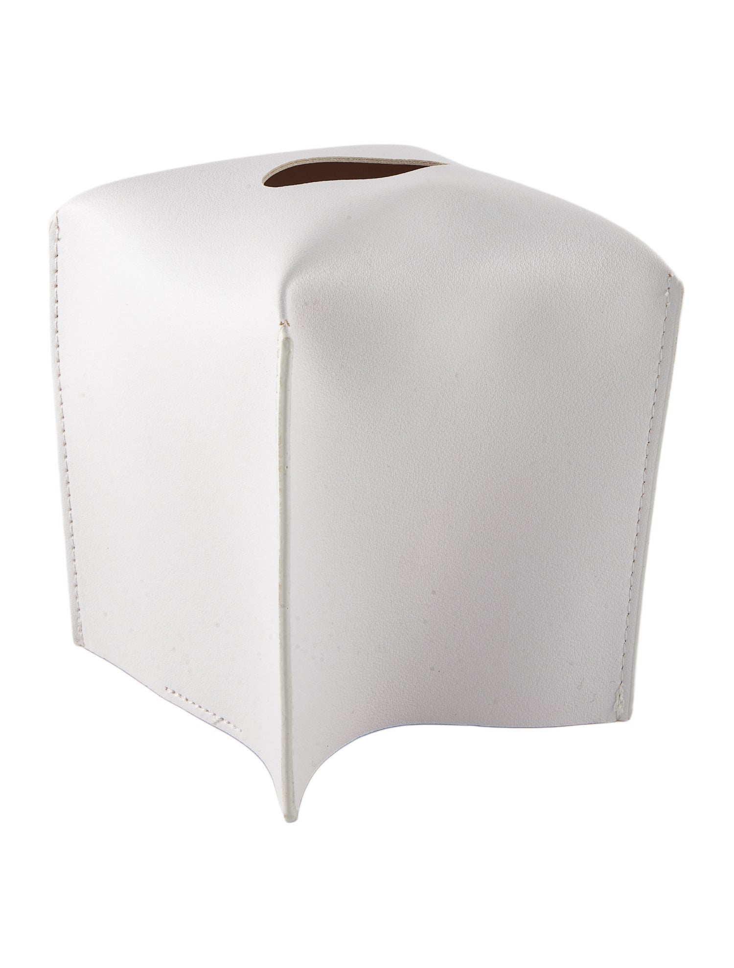 Nicole Sassaman Leather Tissue Box Cover