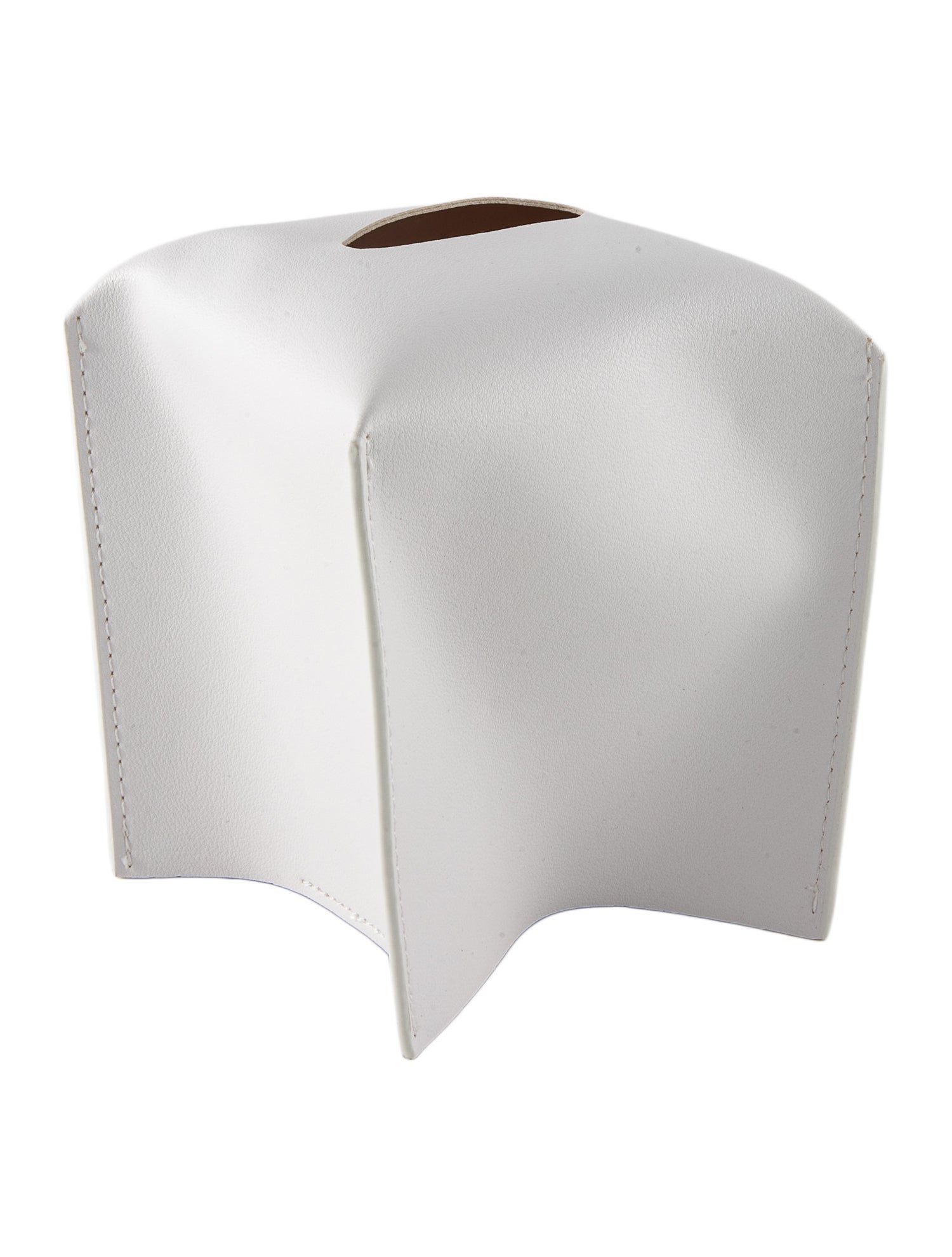 Nicole Sassaman Leather Tissue Box Cover