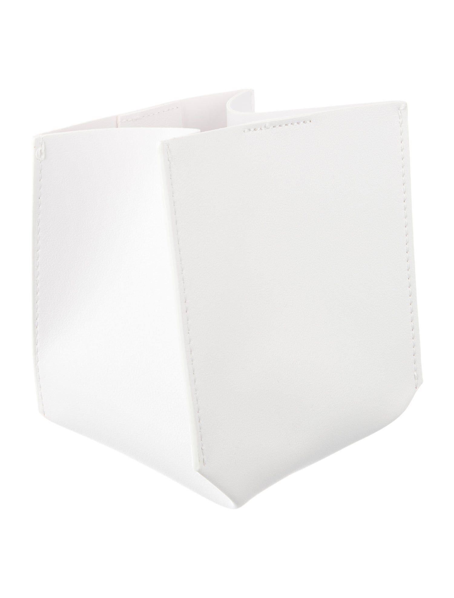 Nicole Sassaman Leather Tissue Box Cover