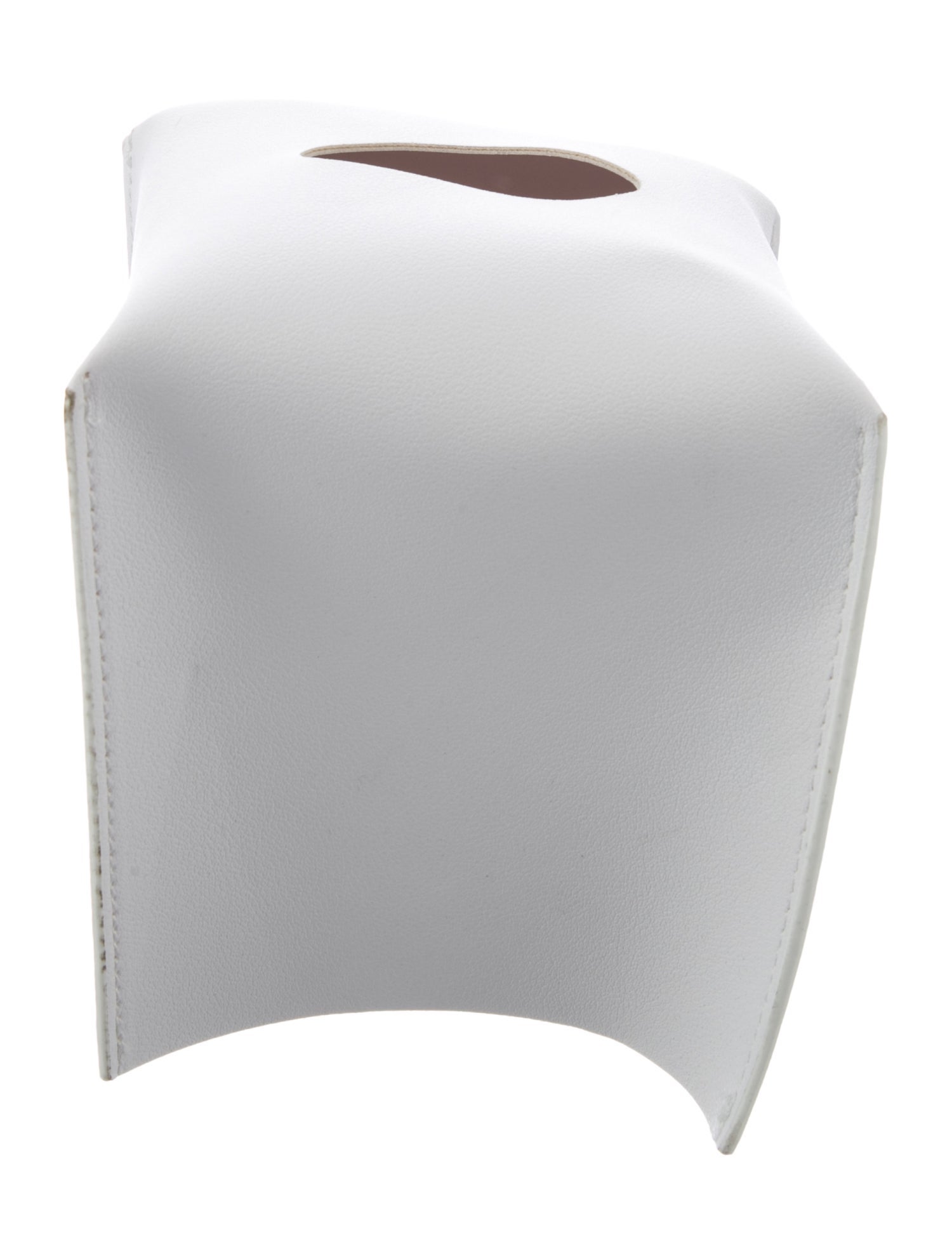Nicole Sassaman Leather Tissue Box Cover