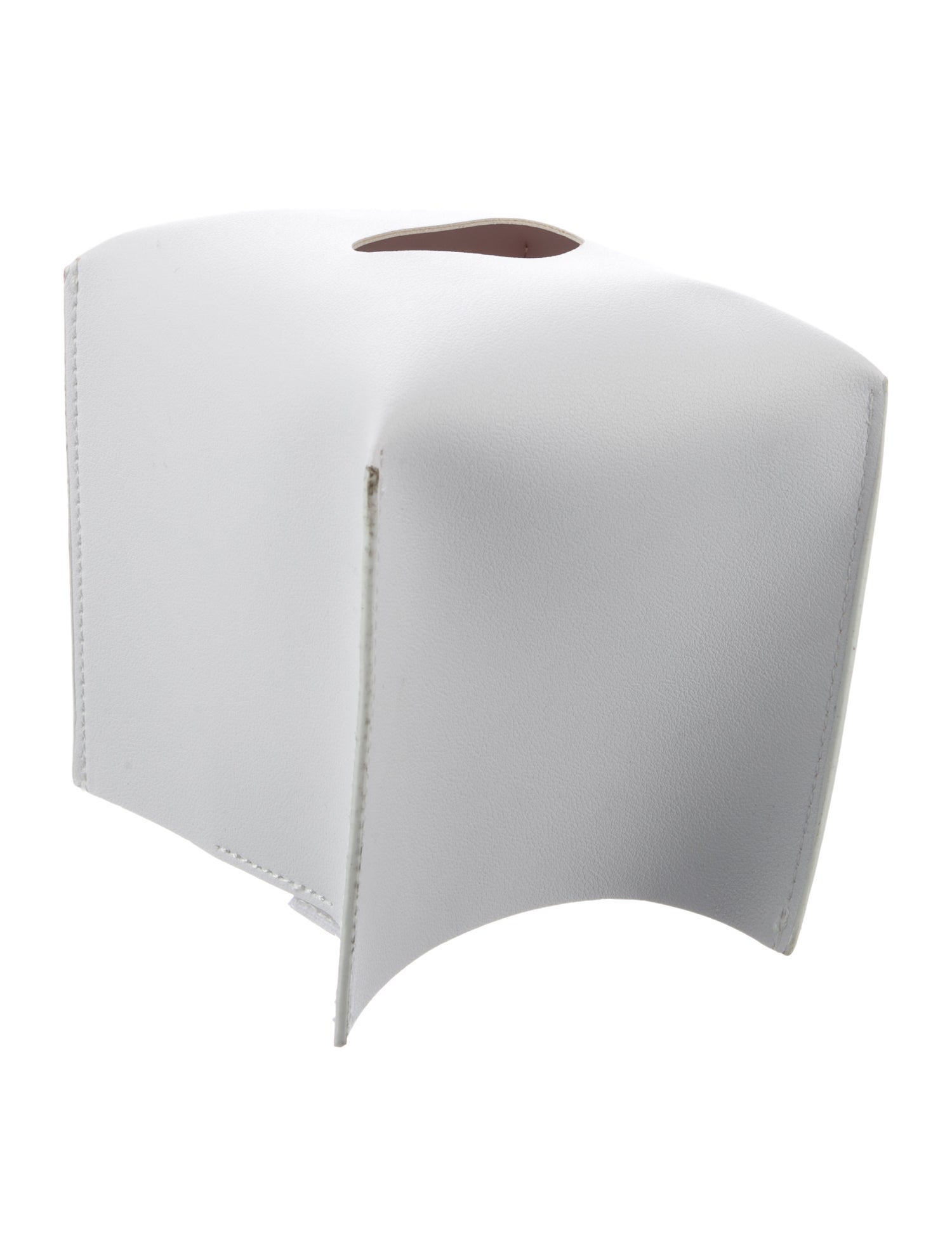 Nicole Sassaman Leather Tissue Box Cover