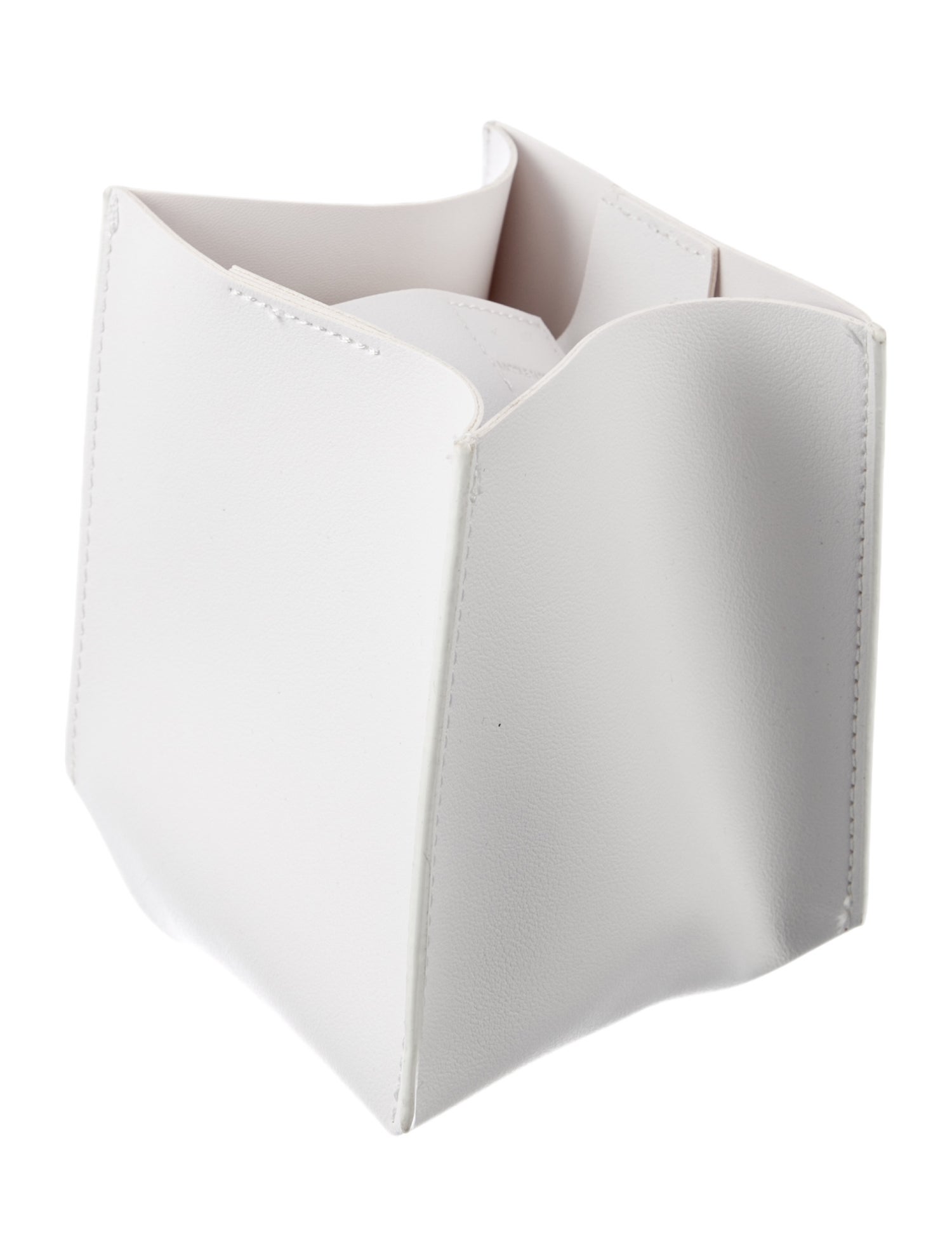 Nicole Sassaman Leather Tissue Box Cover