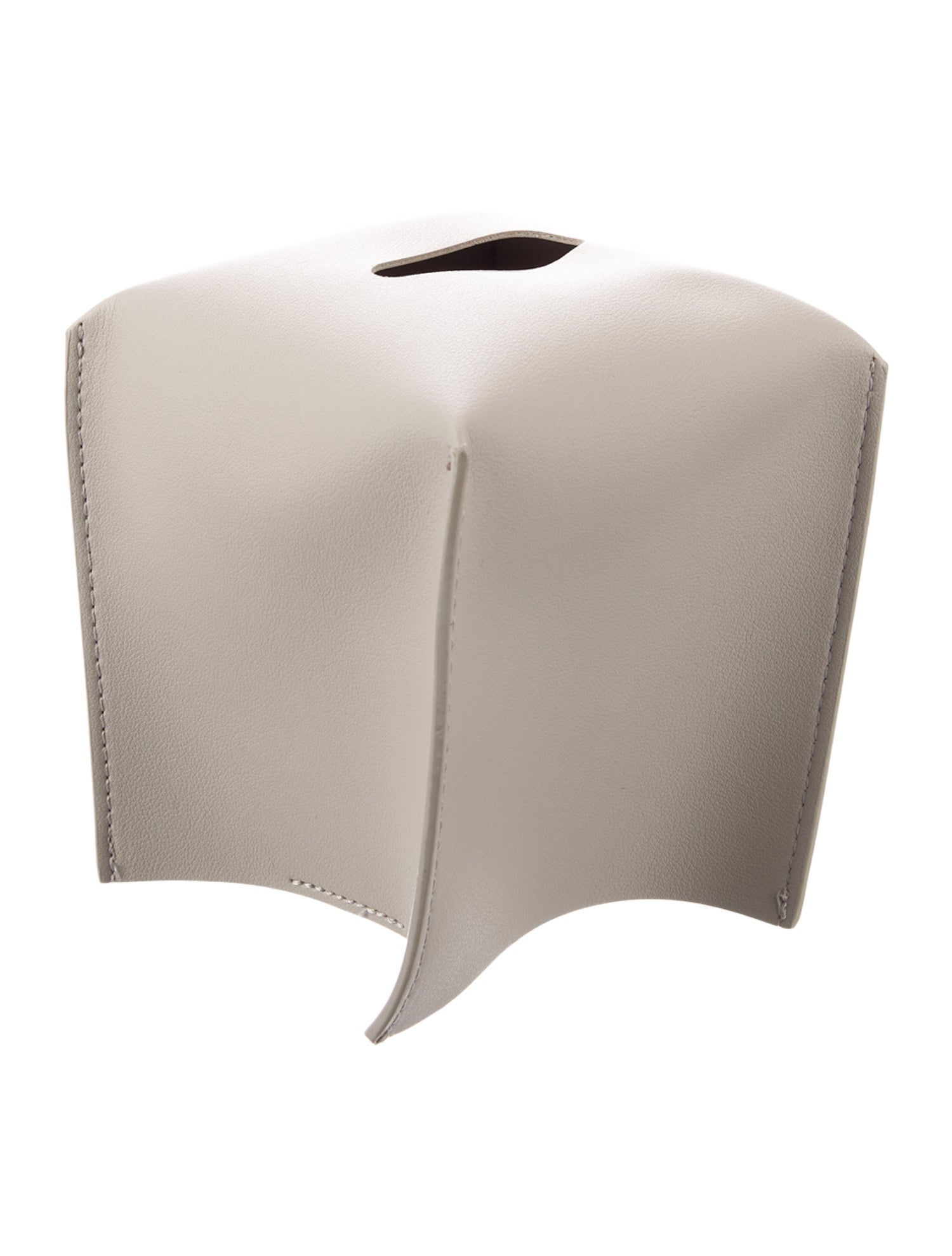 Nicole Sassaman Leather Tissue Box Cover