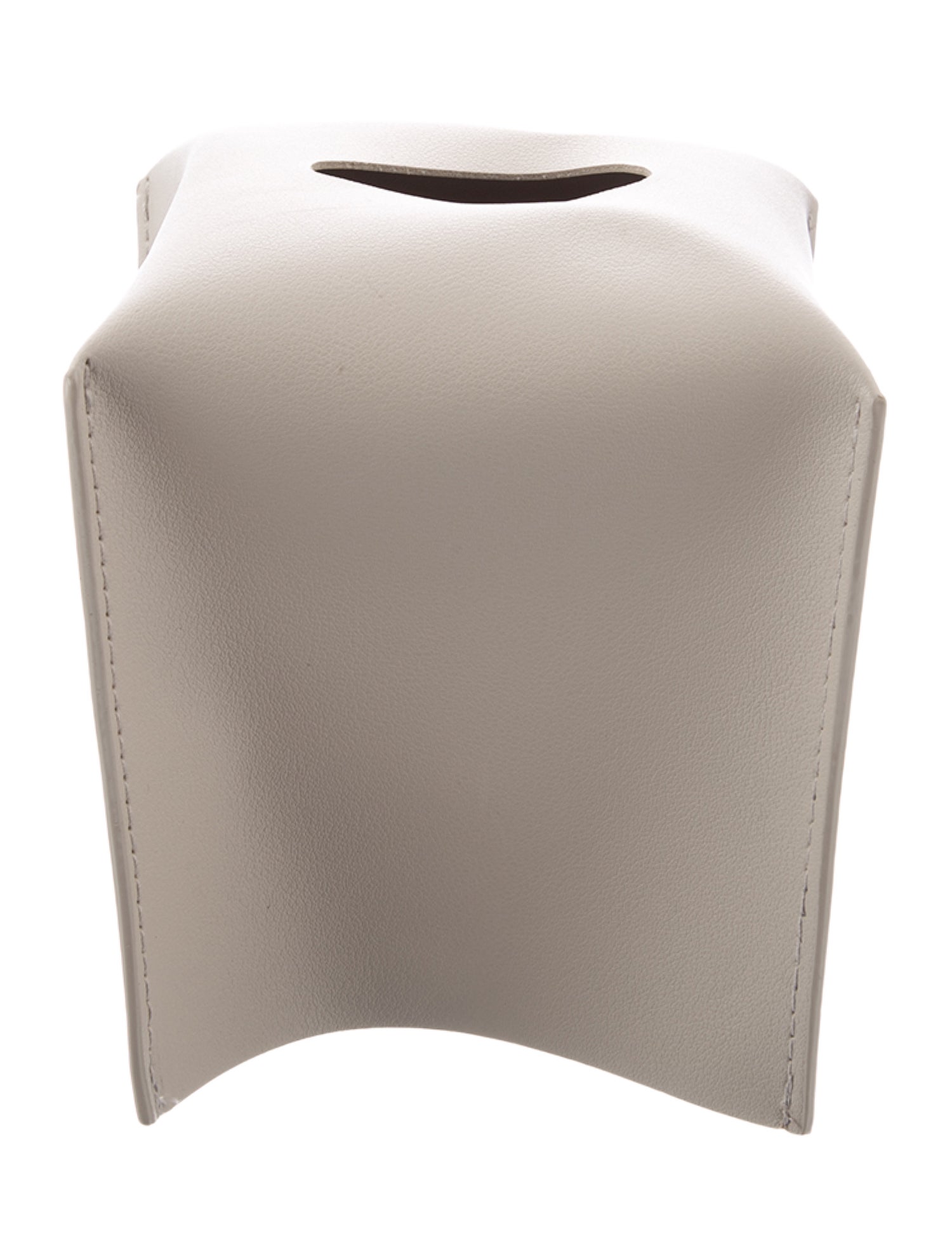 Nicole Sassaman Leather Tissue Box Cover