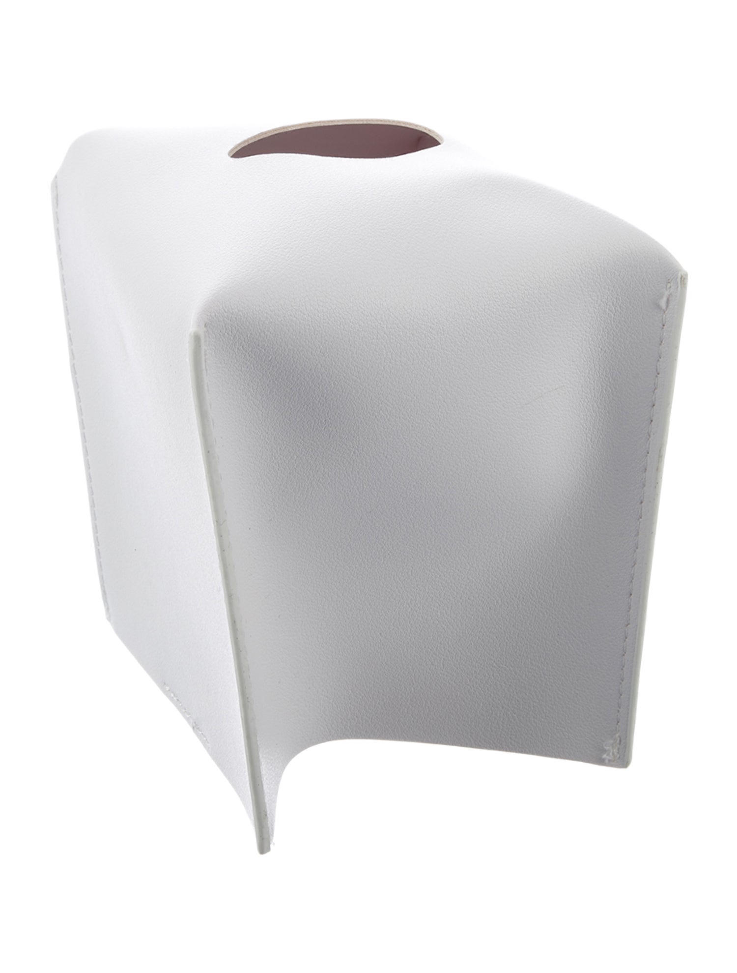 Nicole Sassaman Leather Tissue Box Cover