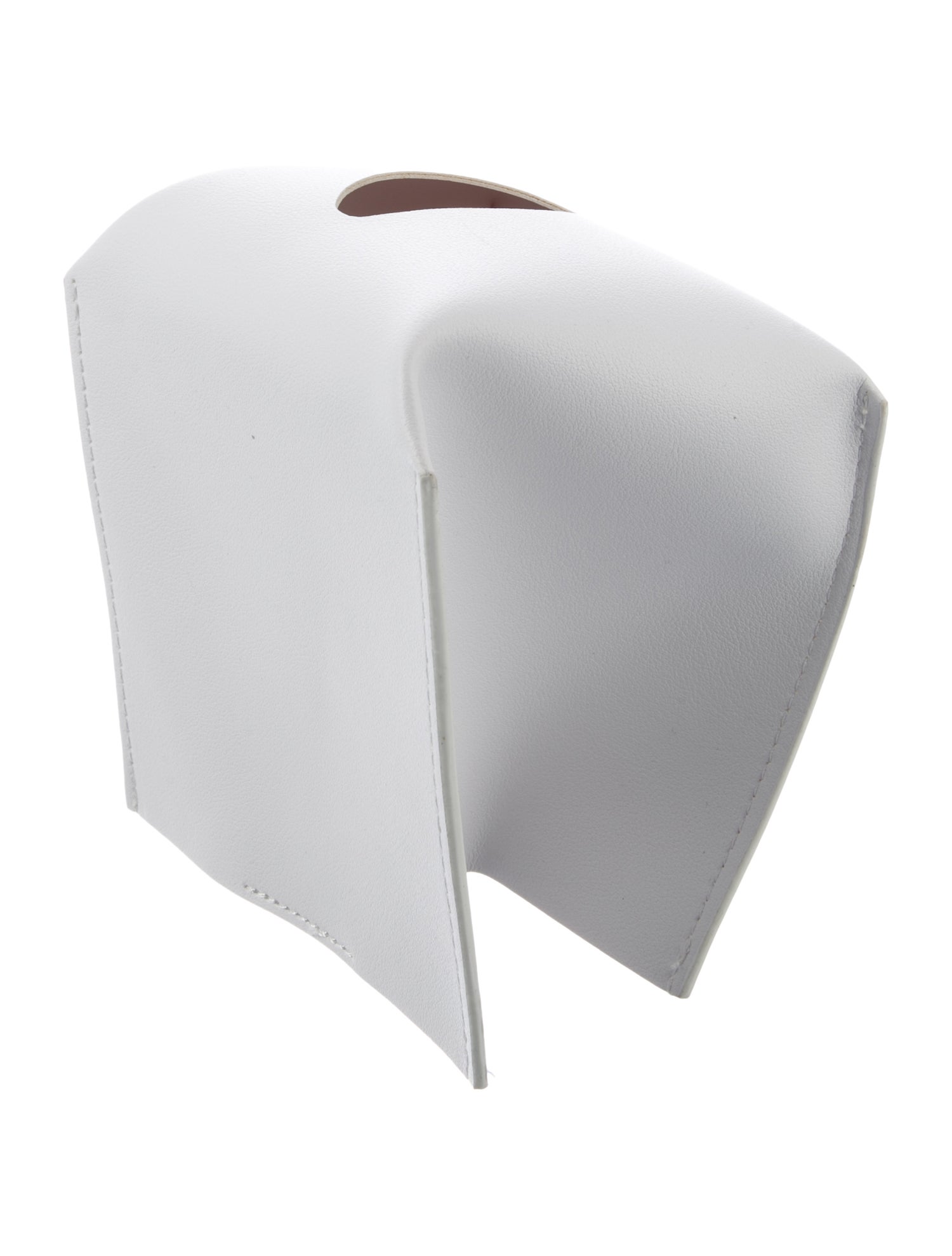 Nicole Sassaman Leather Tissue Box Cover