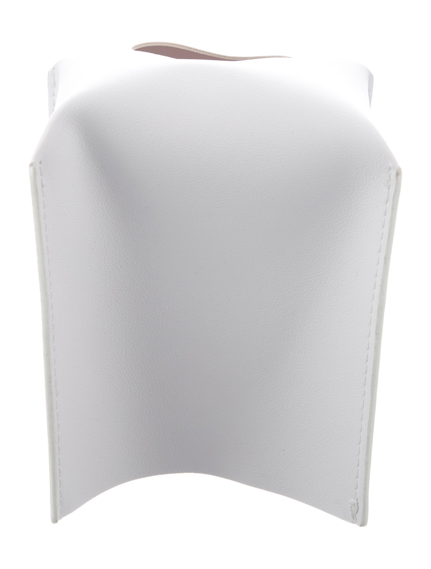 Nicole Sassaman Leather Tissue Box Cover