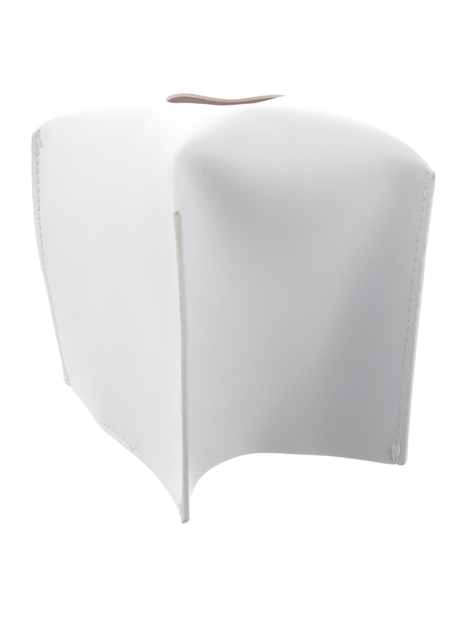 Nicole Sassaman Leather Tissue Box Cover