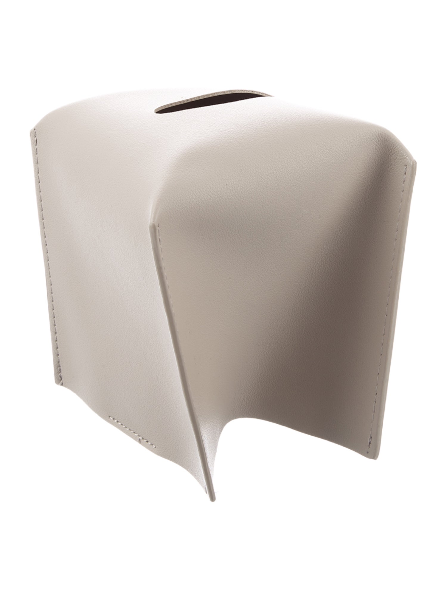 Nicole Sassaman Leather Tissue Box Cover