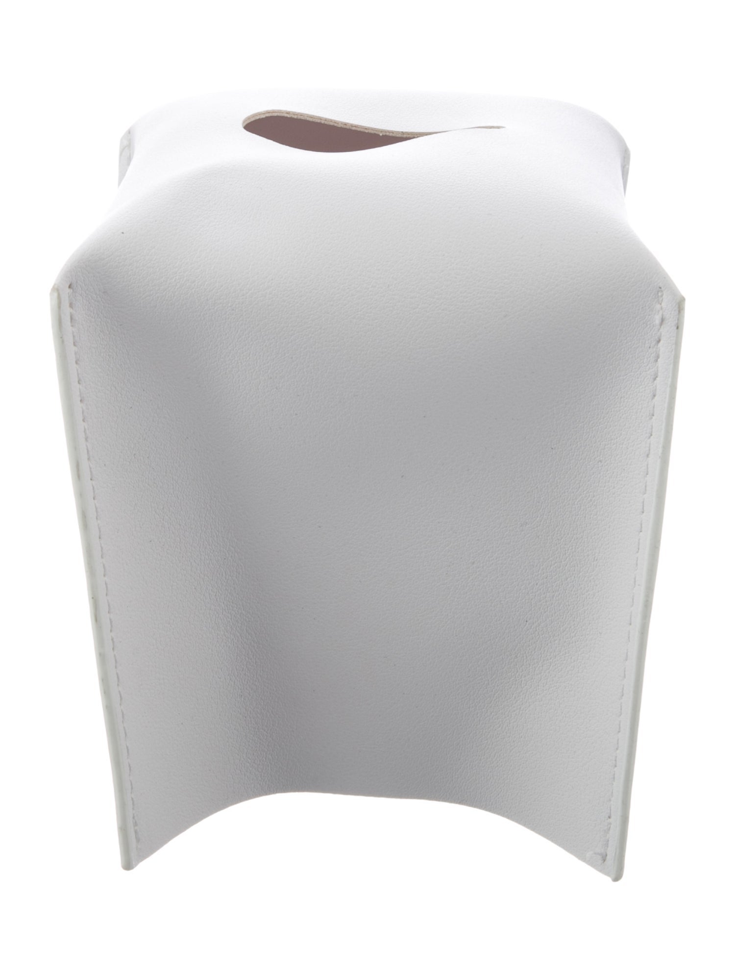 Nicole Sassaman Leather Tissue Box Cover