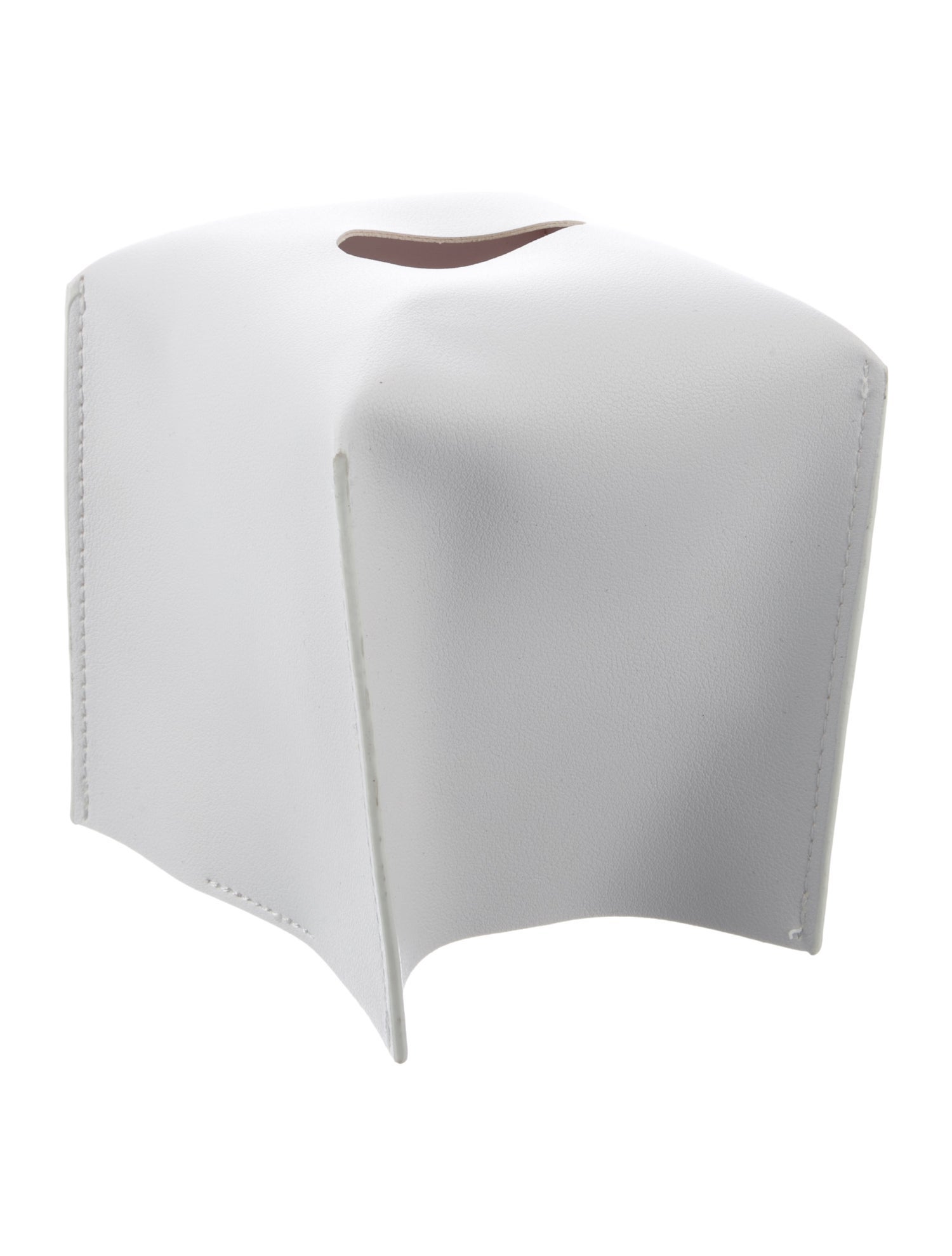 Nicole Sassaman Leather Tissue Box Cover