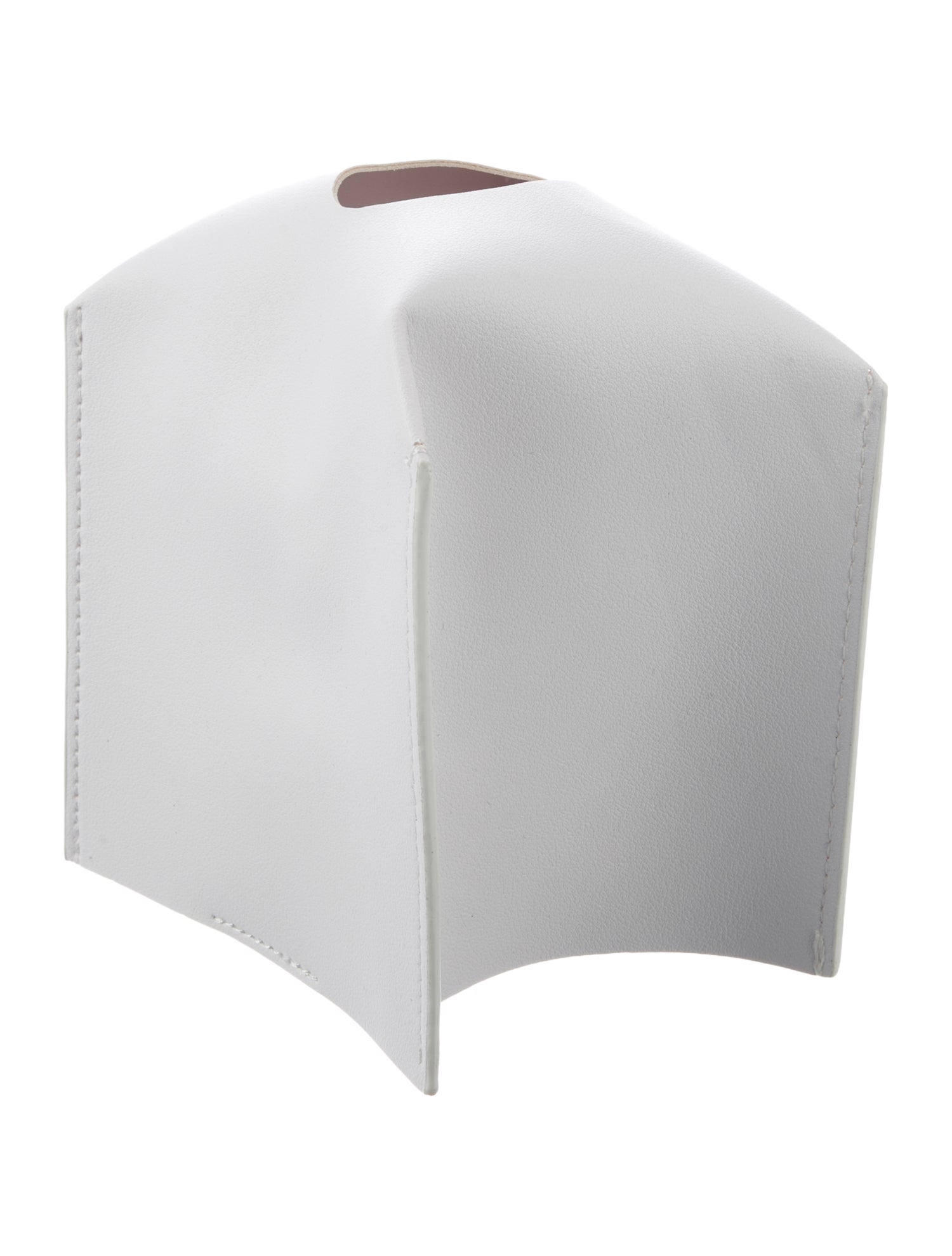 Nicole Sassaman Leather Tissue Box Cover