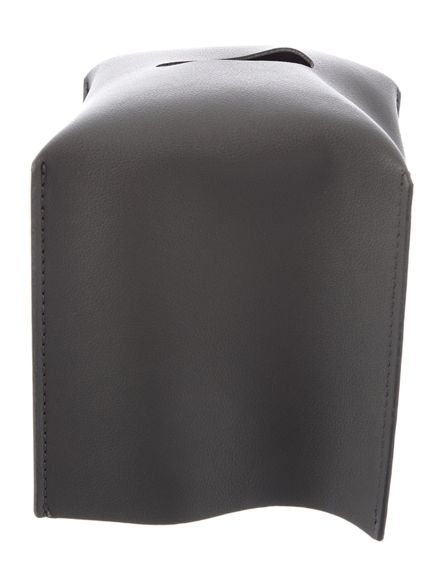 Nicole Sassaman Leather Tissue Box Cover