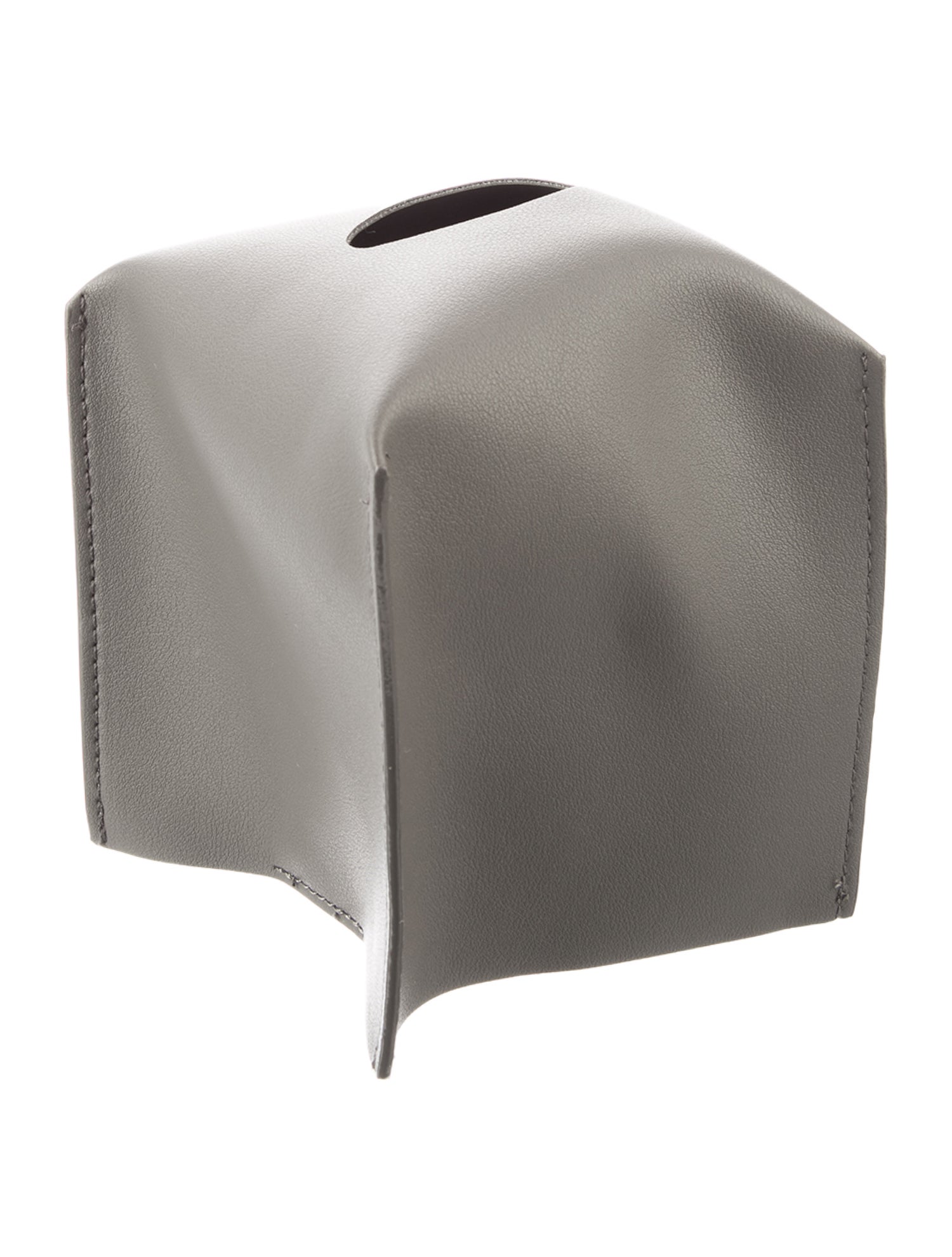 Nicole Sassaman Leather Tissue Box Cover