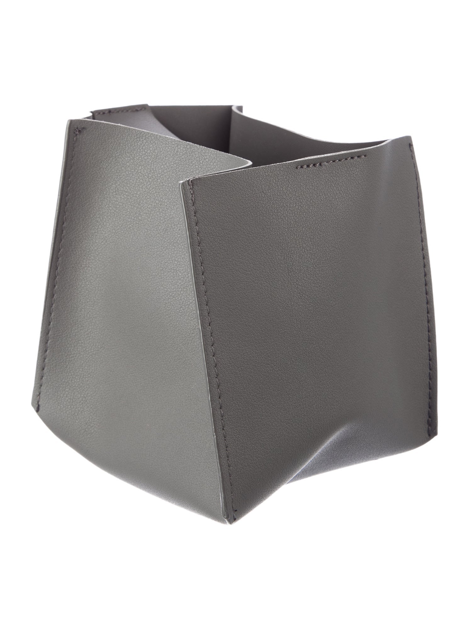 Nicole Sassaman Leather Tissue Box Cover
