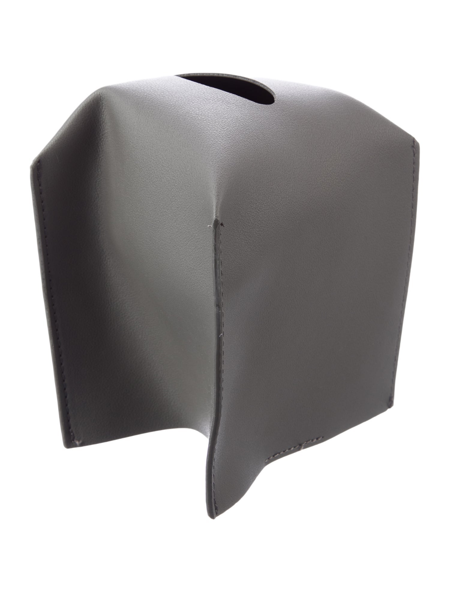 Nicole Sassaman Leather Tissue Box Cover