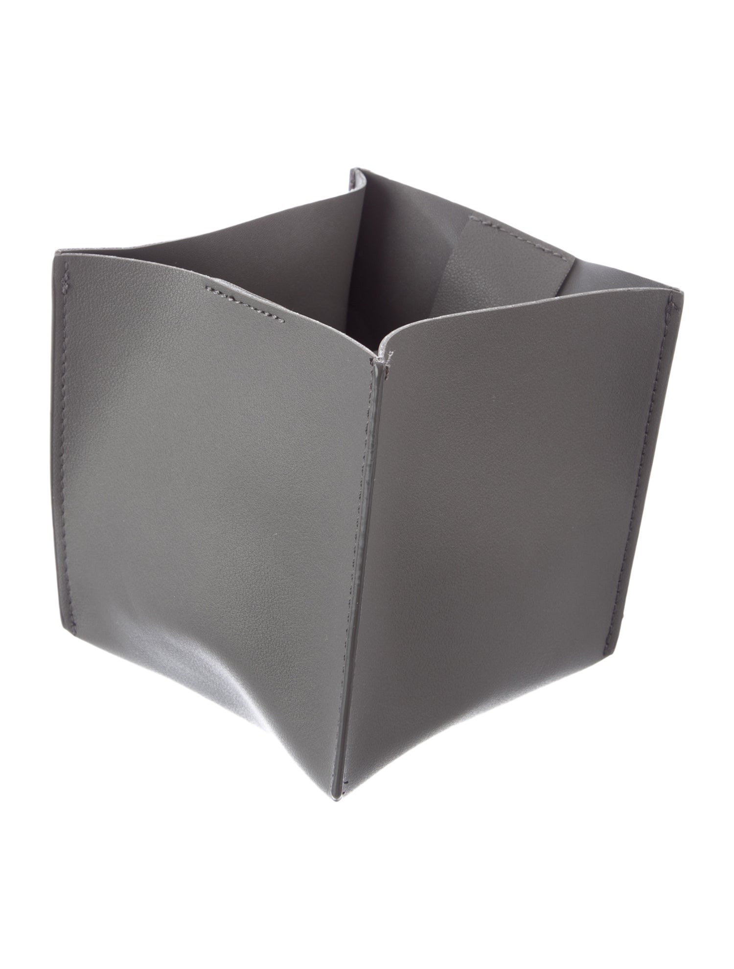 Nicole Sassaman Leather Tissue Box Cover
