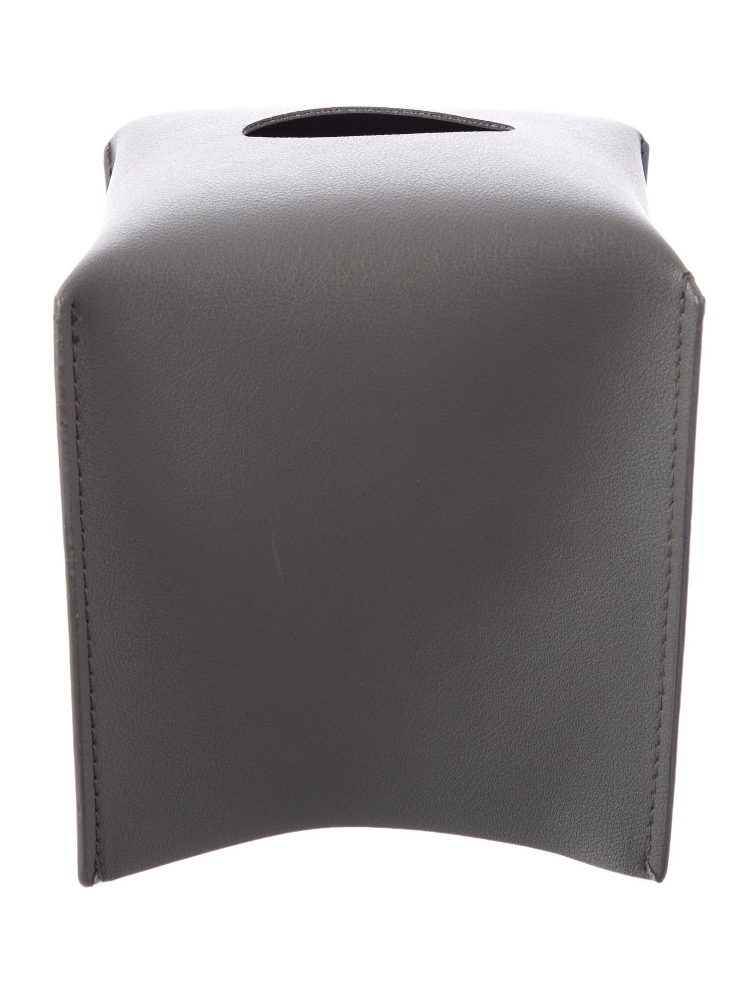 Nicole Sassaman Leather Tissue Box Cover