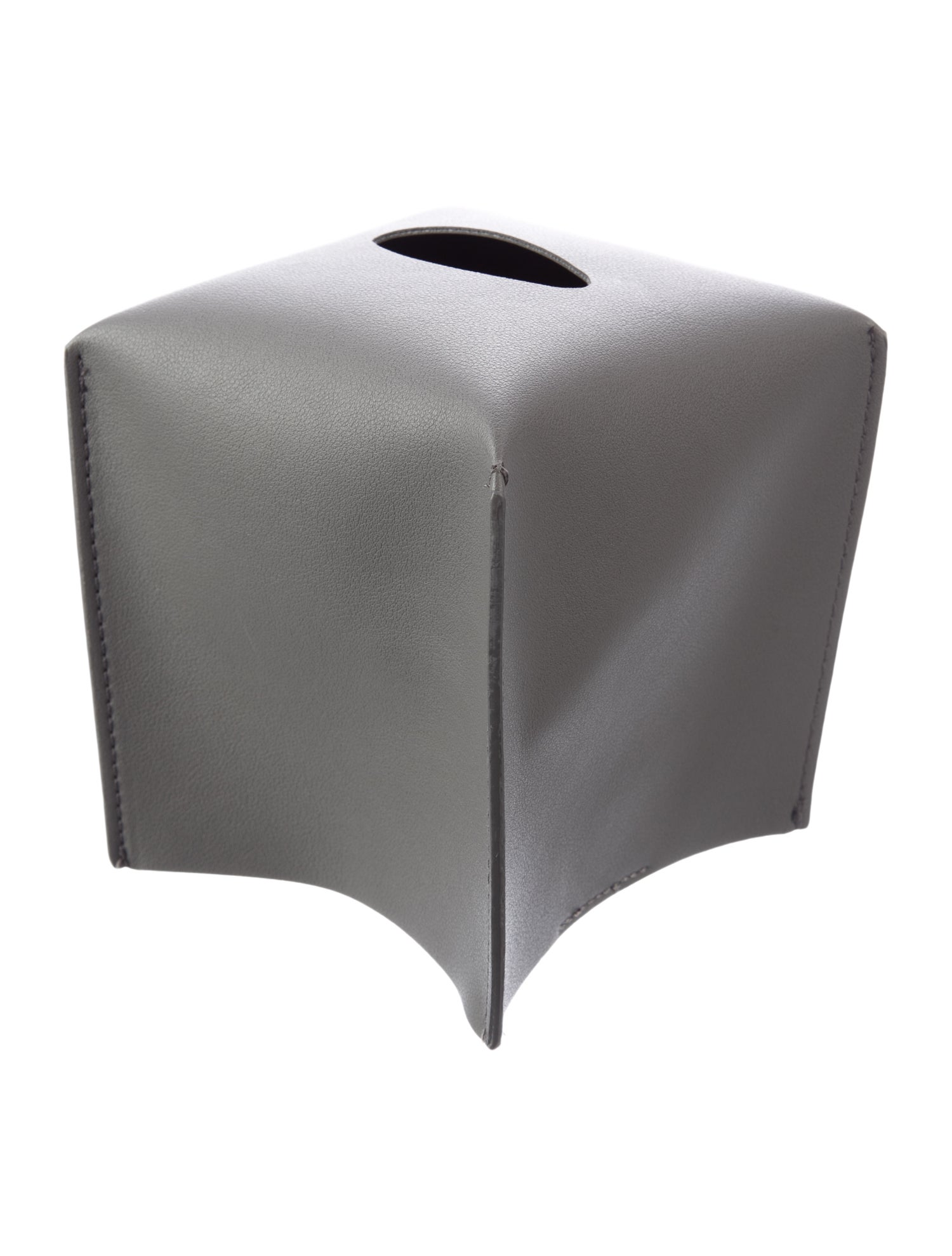 Nicole Sassaman Leather Tissue Box Cover
