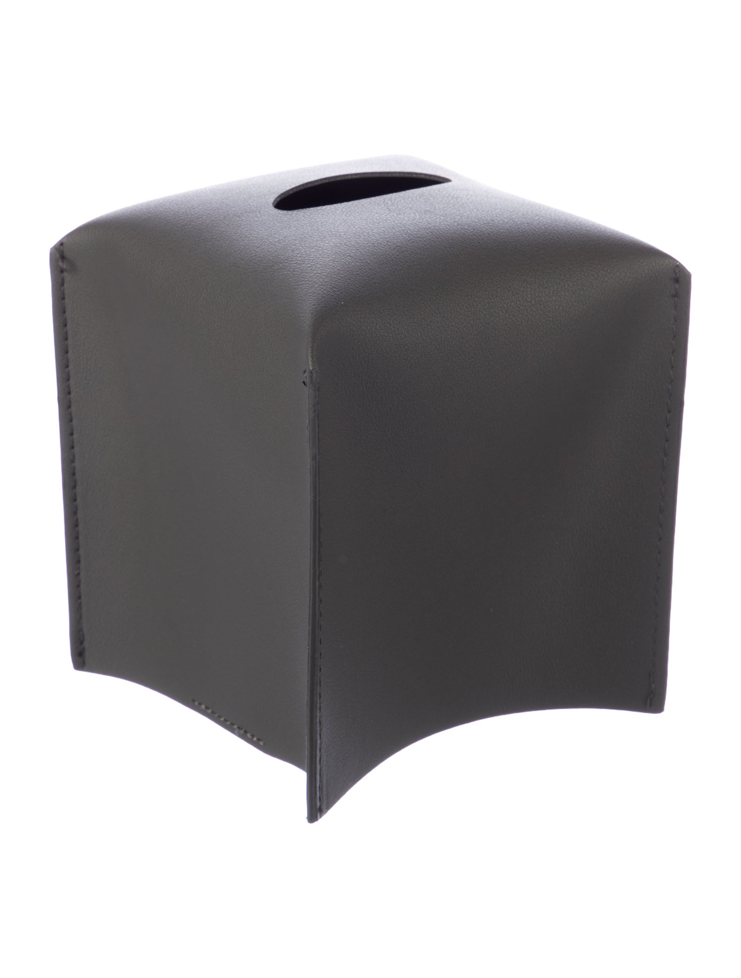 Nicole Sassaman Leather Tissue Box Cover