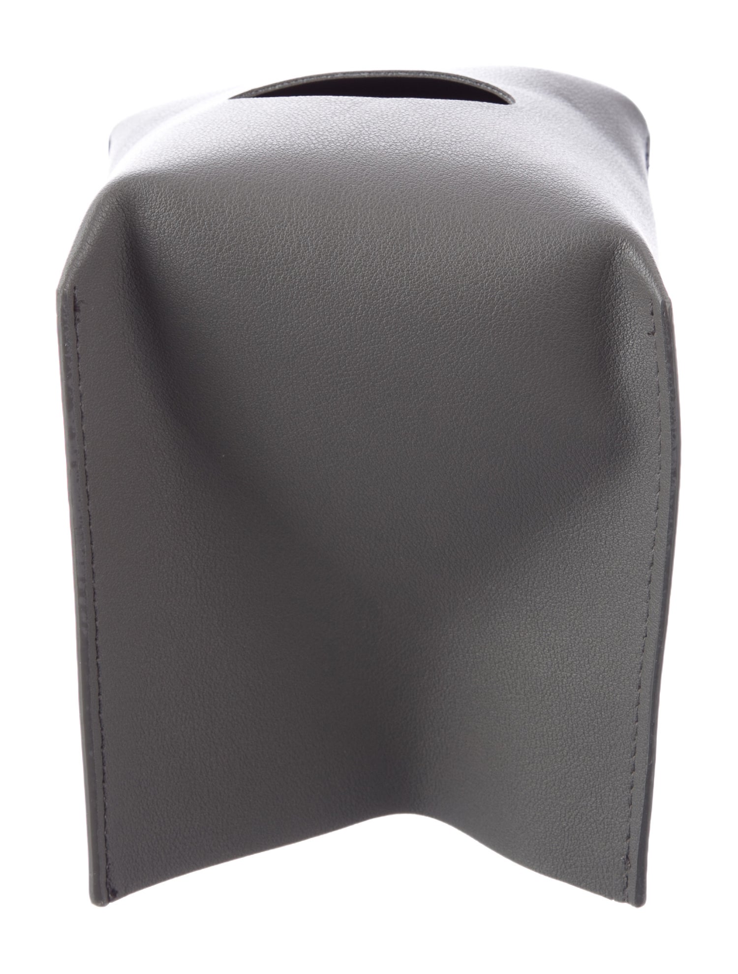 Nicole Sassaman Leather Tissue Box Cover