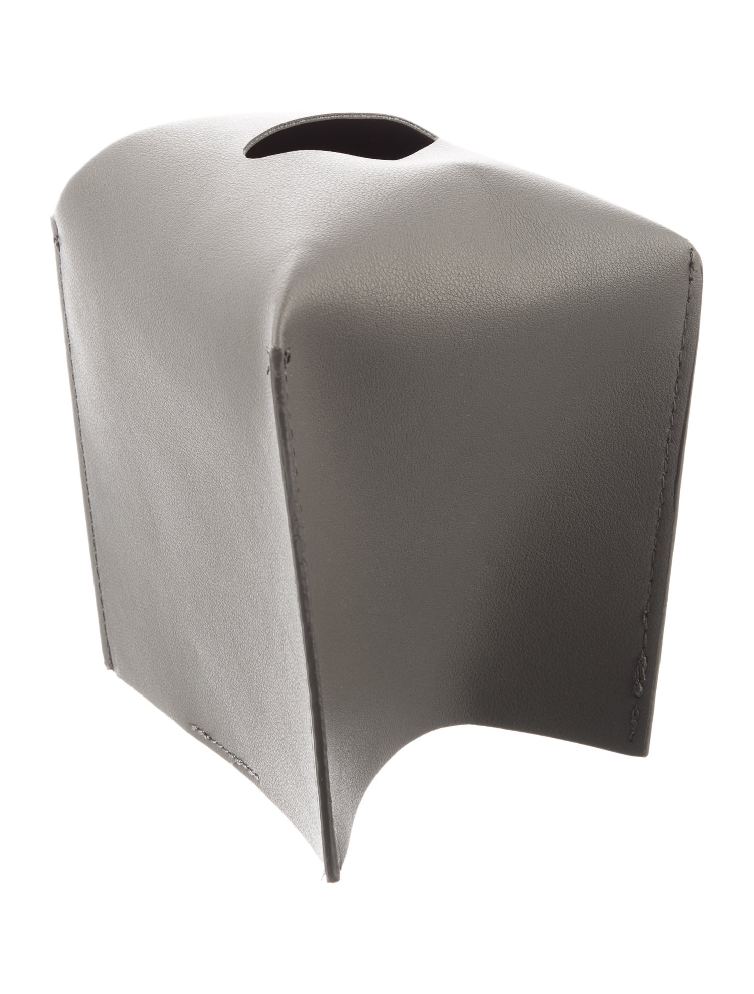 Nicole Sassaman Leather Tissue Box Cover
