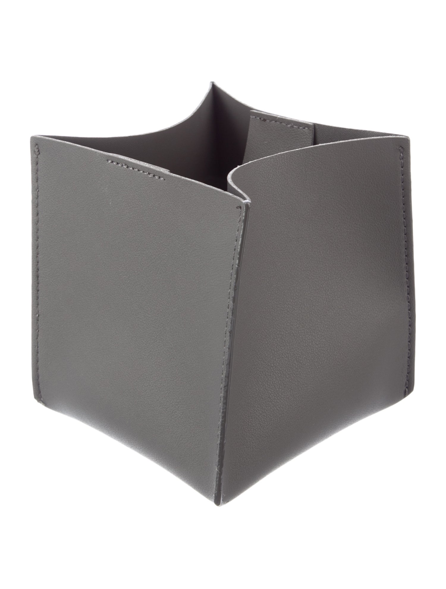 Nicole Sassaman Leather Tissue Box Cover