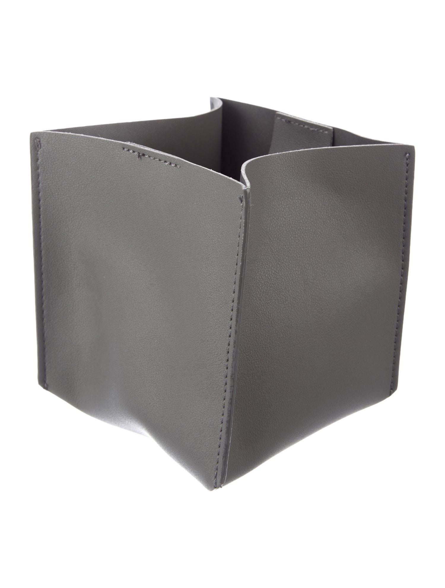 Nicole Sassaman Leather Tissue Box Cover