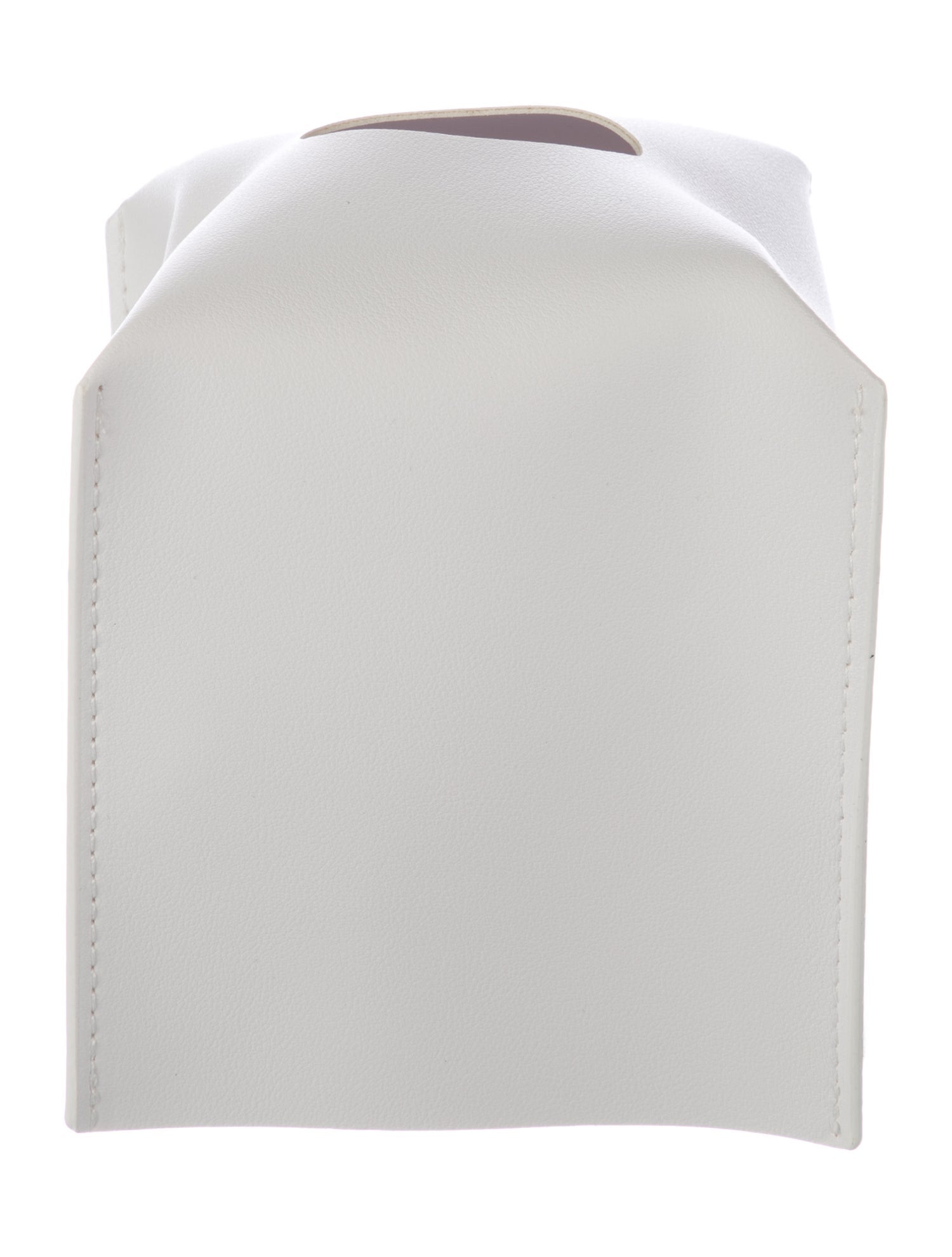 Nicole Sassaman Leather Tissue Box Cover