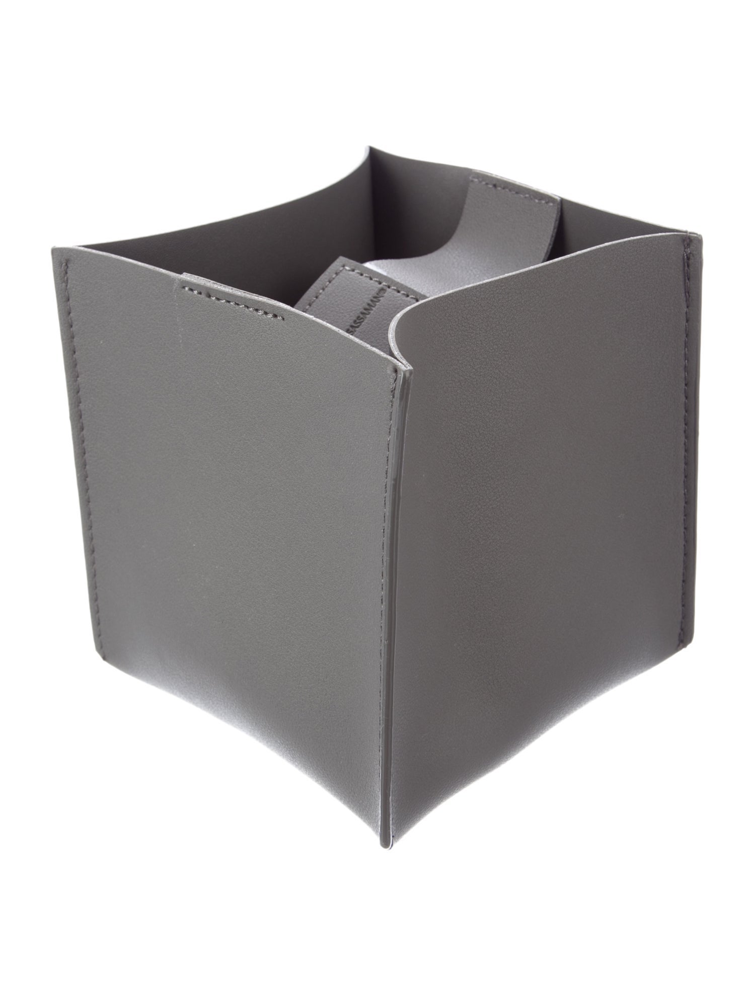 Nicole Sassaman Leather Tissue Box Cover
