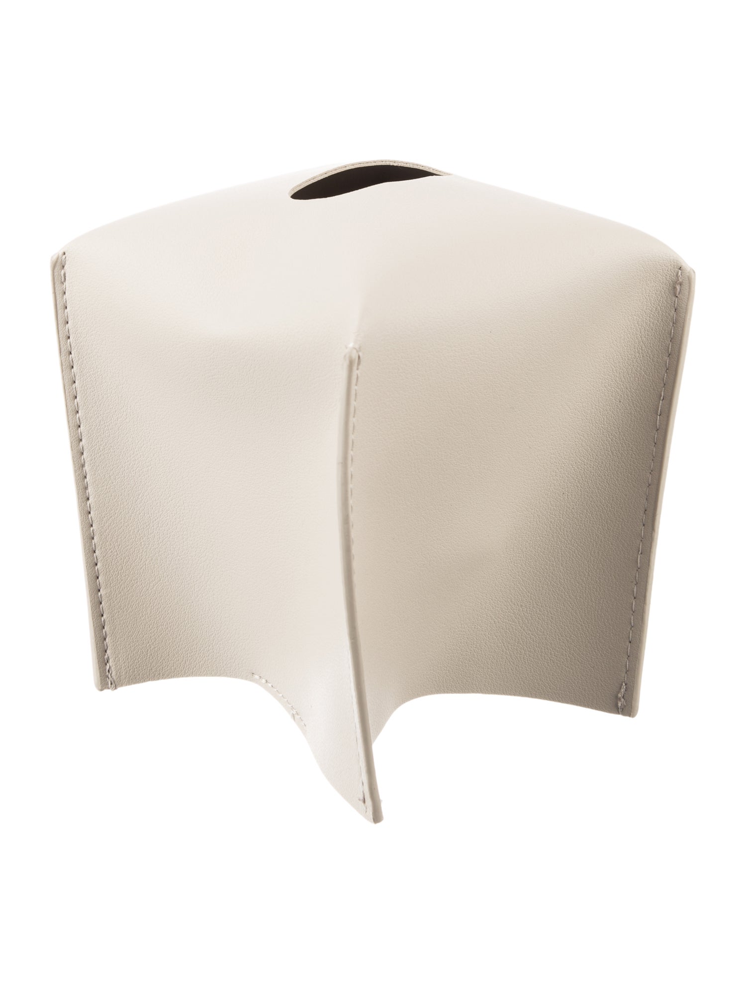 Nicole Sassaman Leather Tissue Box Cover