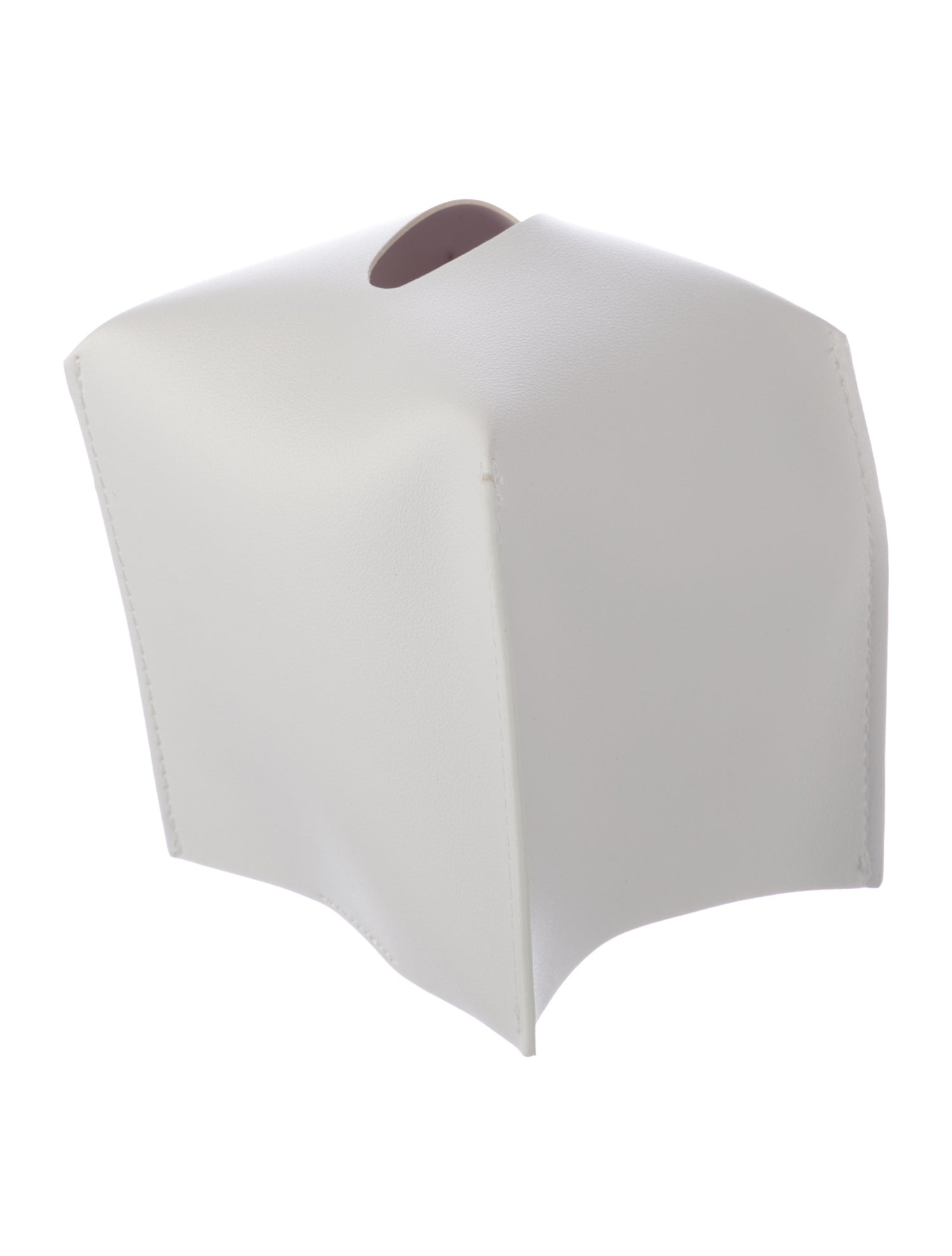 Nicole Sassaman Leather Tissue Box Cover