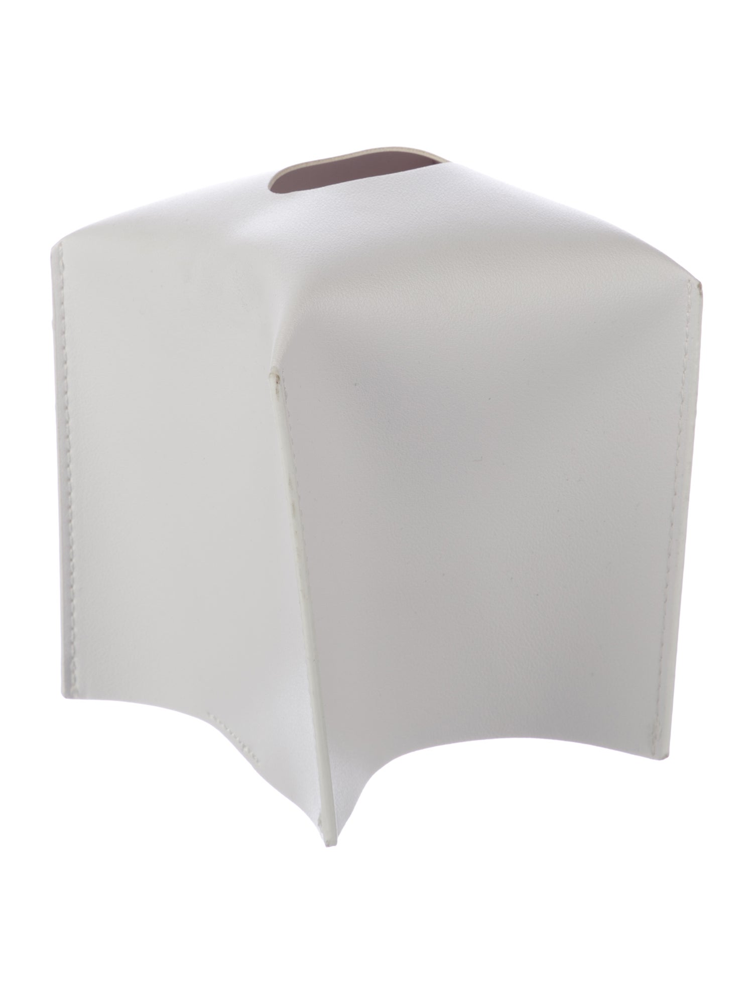 Nicole Sassaman Leather Tissue Box Cover