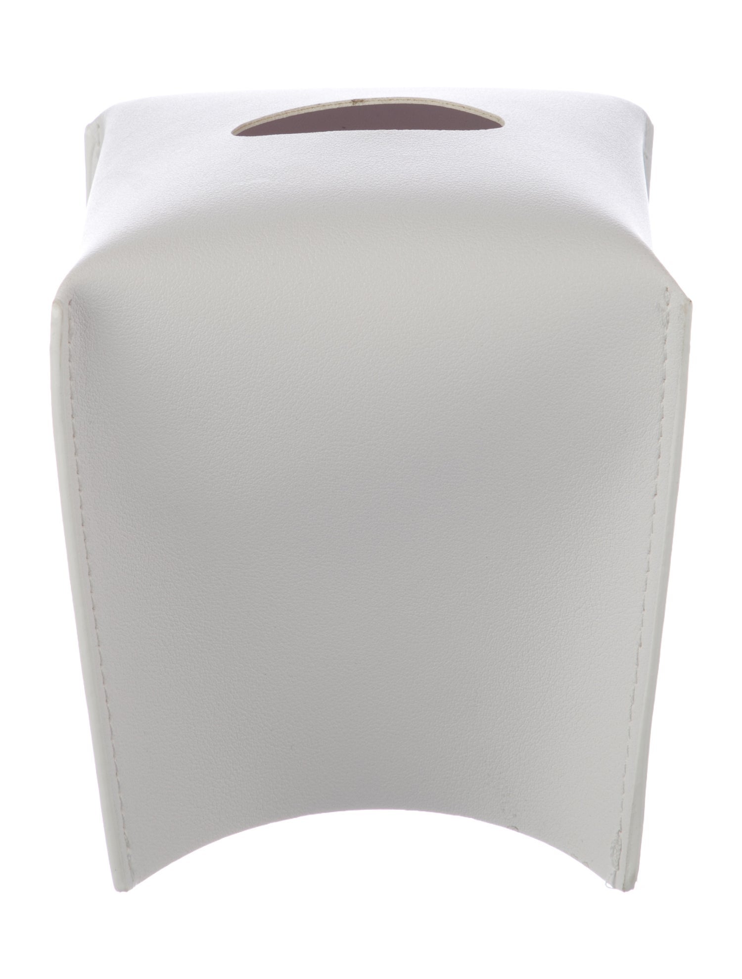 Nicole Sassaman Leather Tissue Box Cover