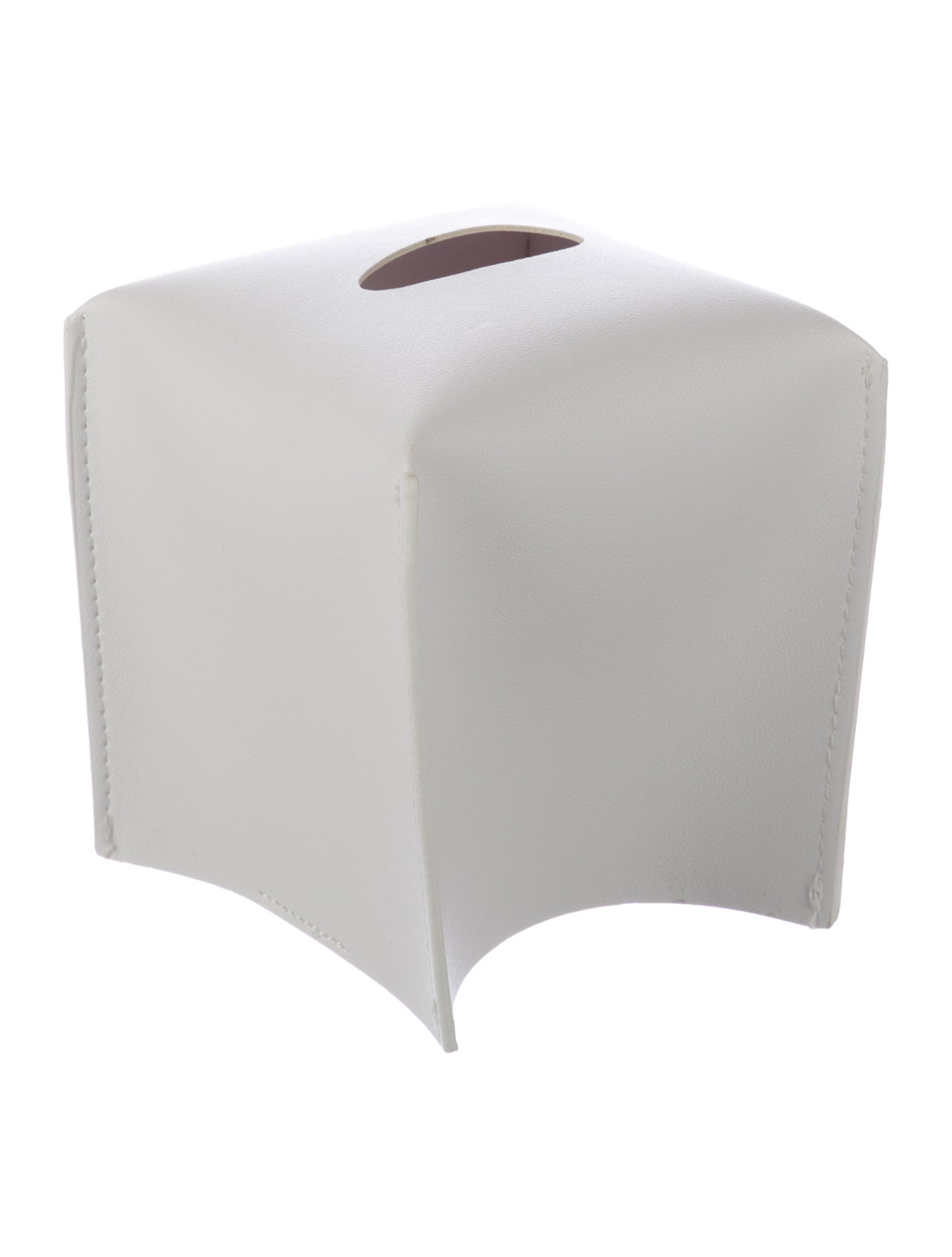 Nicole Sassaman Leather Tissue Box Cover