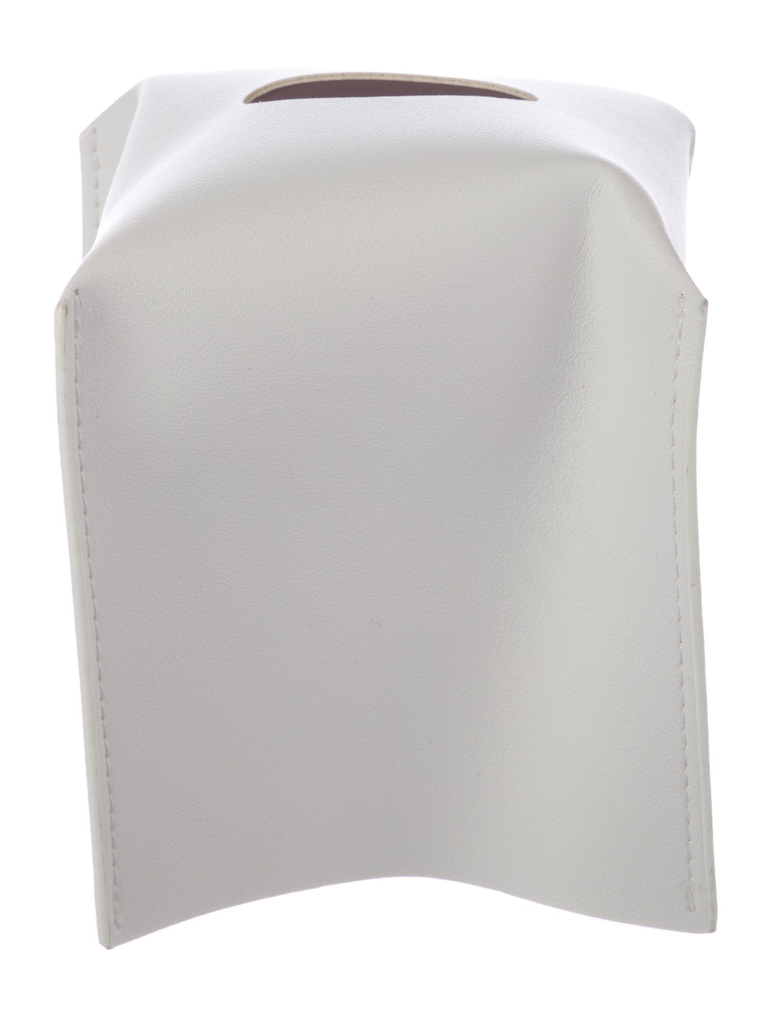 Nicole Sassaman Leather Tissue Box Cover