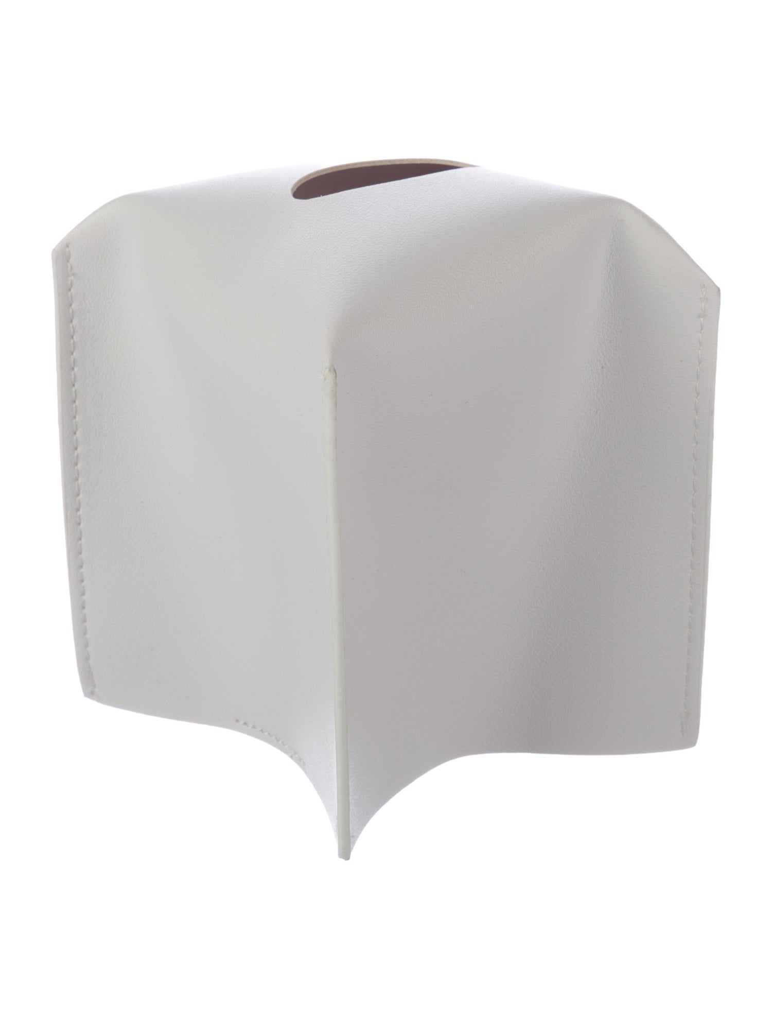 Nicole Sassaman Leather Tissue Box Cover
