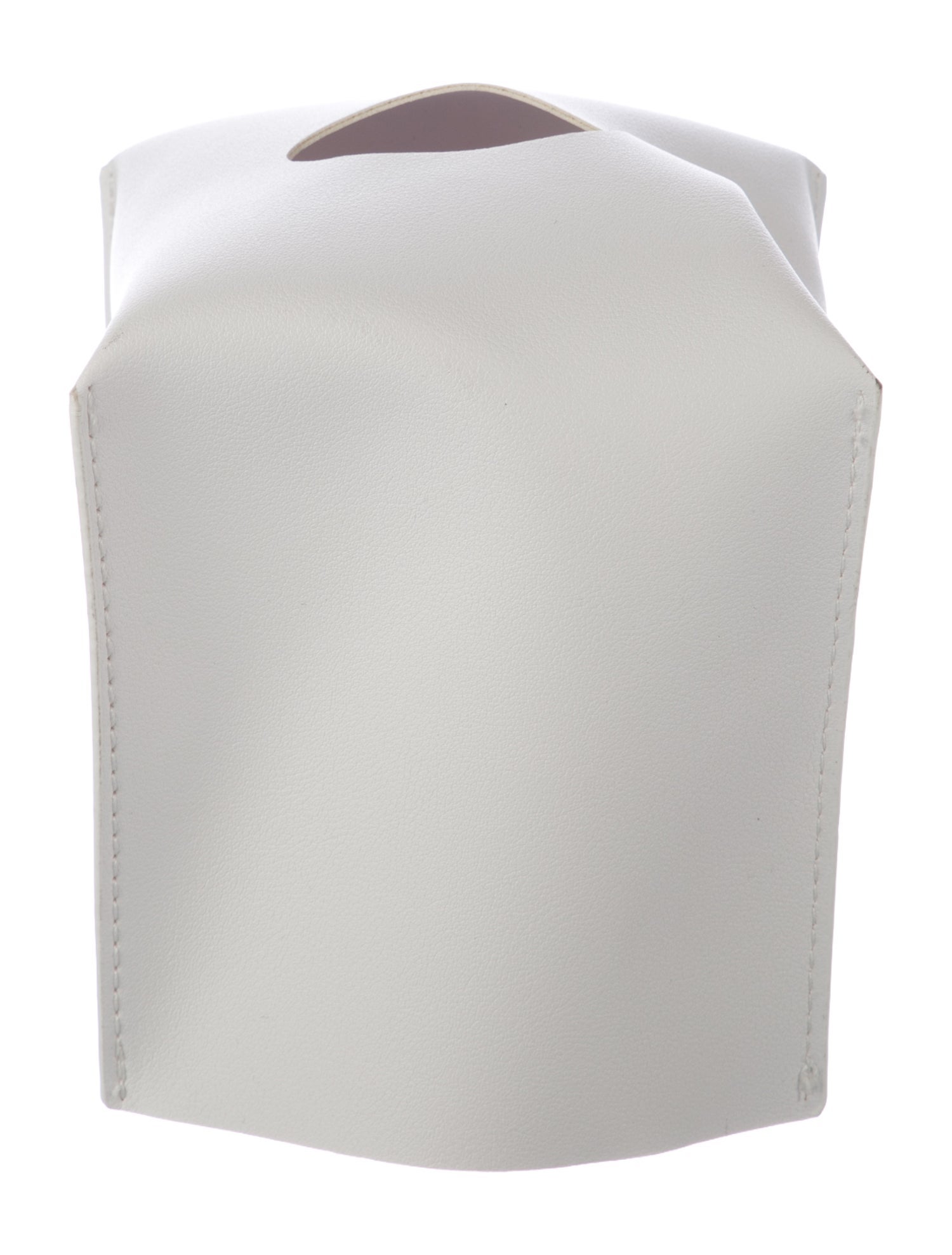 Nicole Sassaman Leather Tissue Box Cover