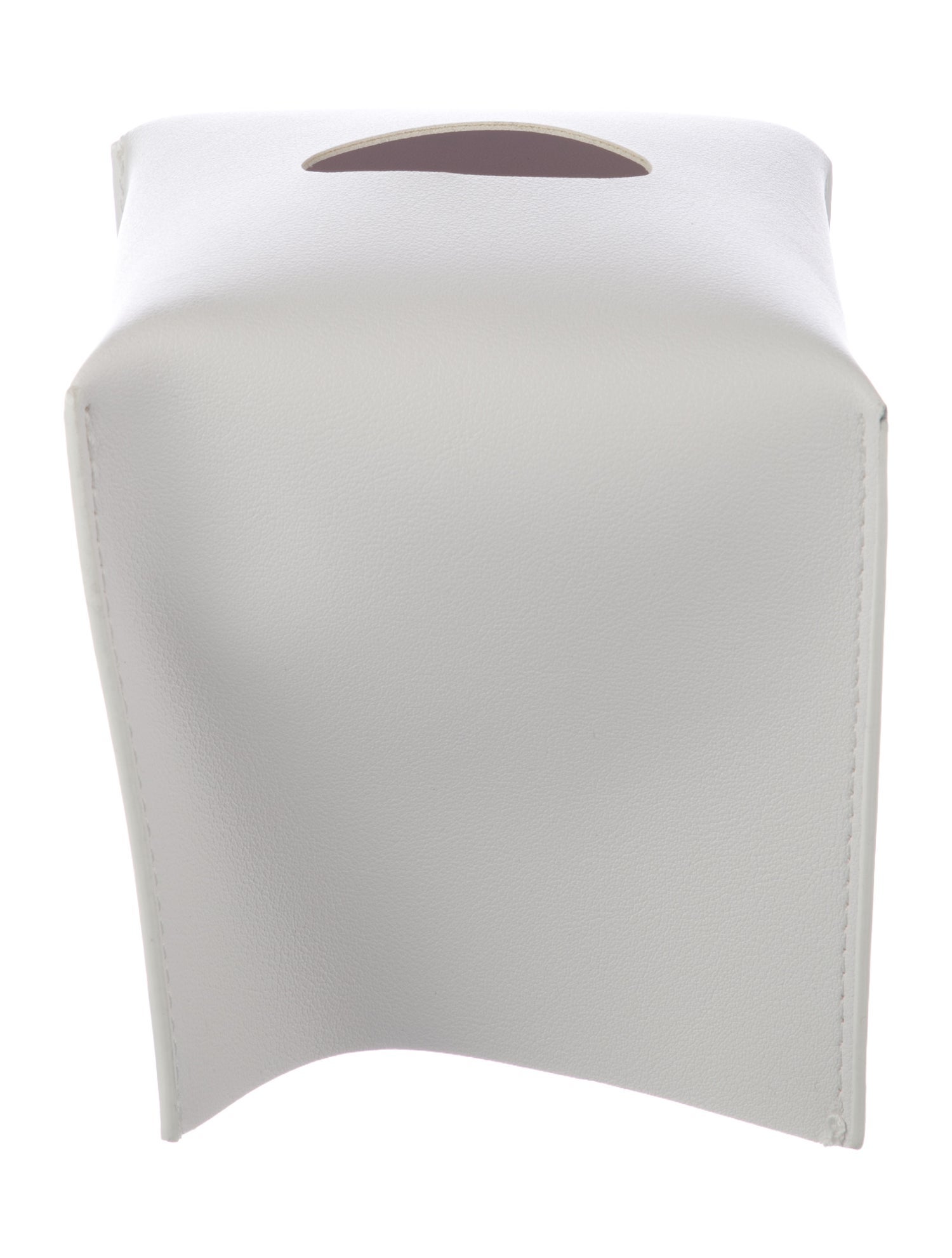 Nicole Sassaman Leather Tissue Box Cover