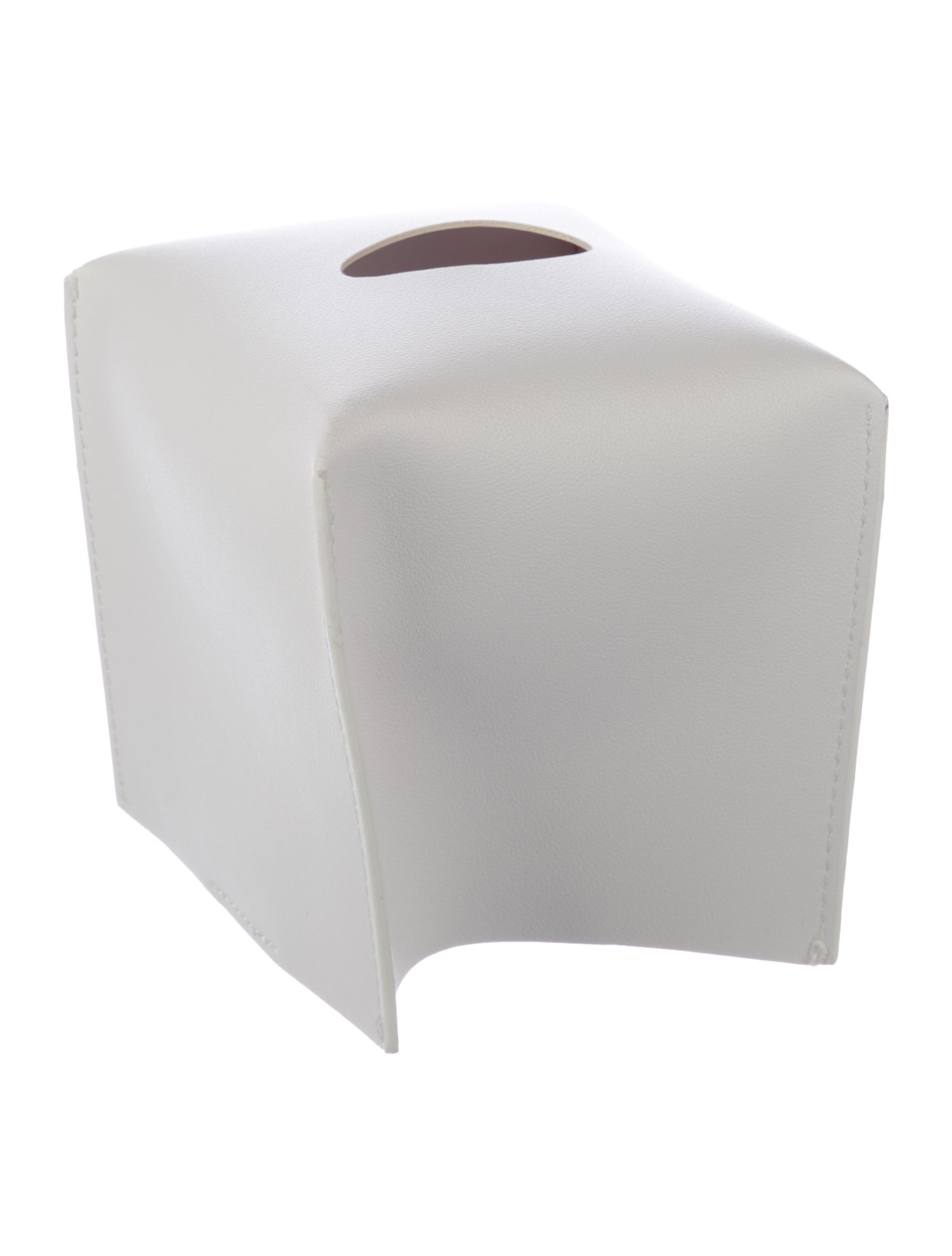 Nicole Sassaman Leather Tissue Box Cover