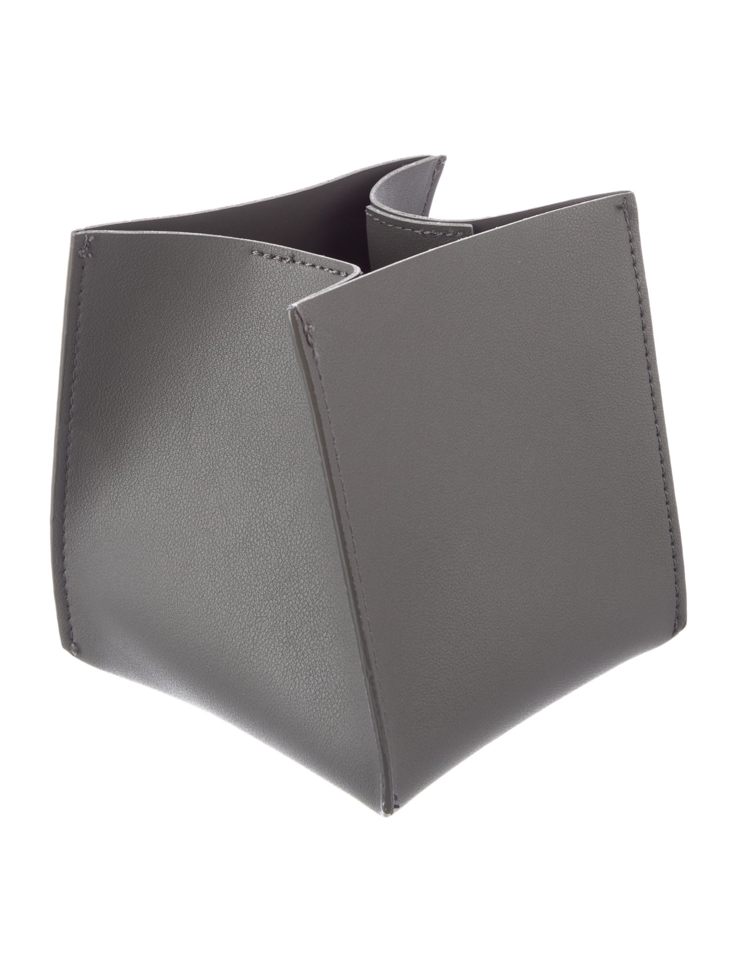 Nicole Sassaman Leather Tissue Box Cover