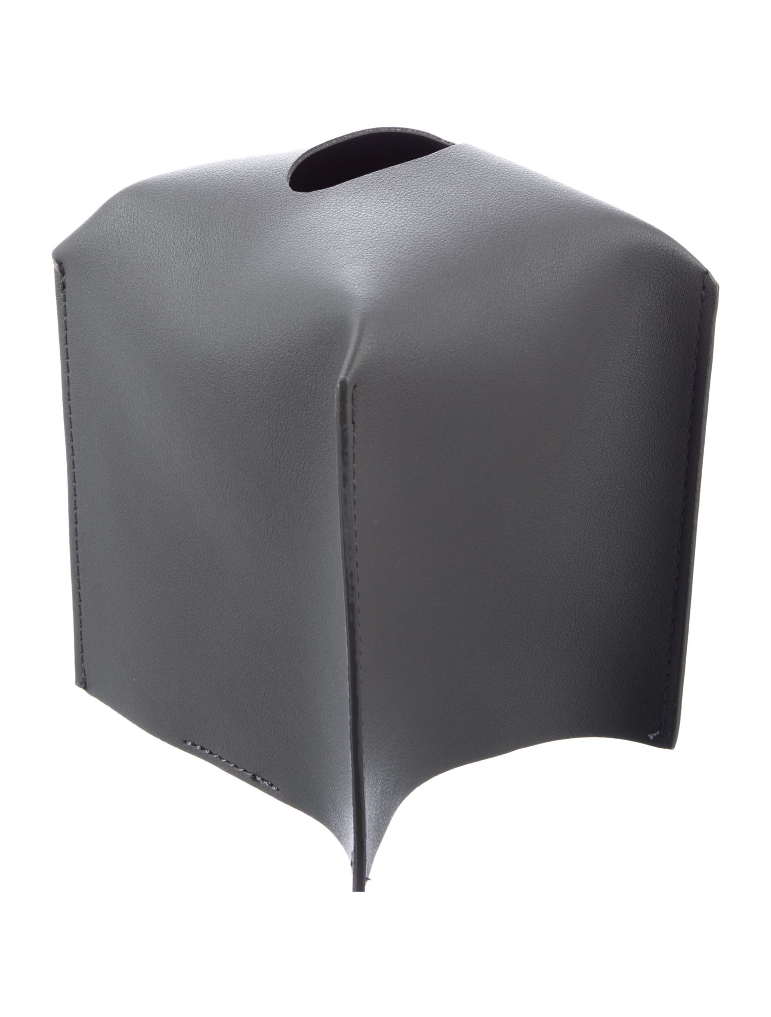 Nicole Sassaman Faux Leather Tissue Box Cover